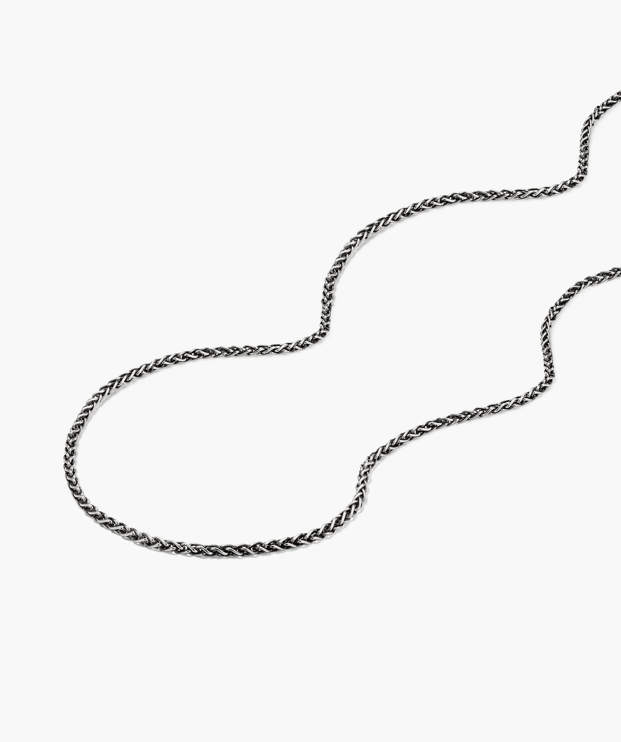 2.4mm Wheat Chain Necklace - Image 3