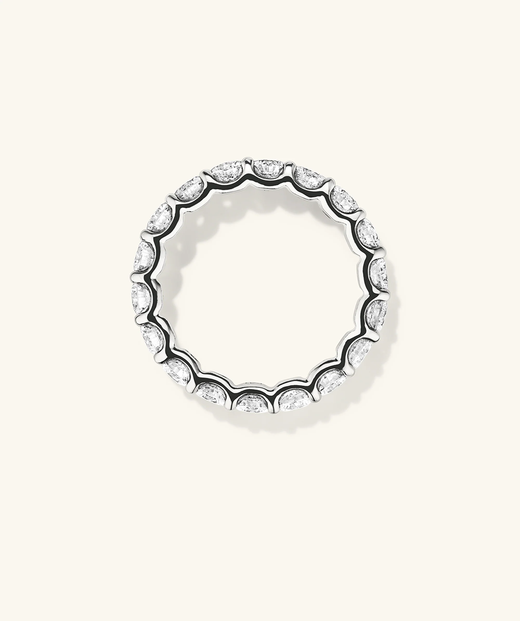3.5mm Lab Grown Diamond Eternity Band - Image 11