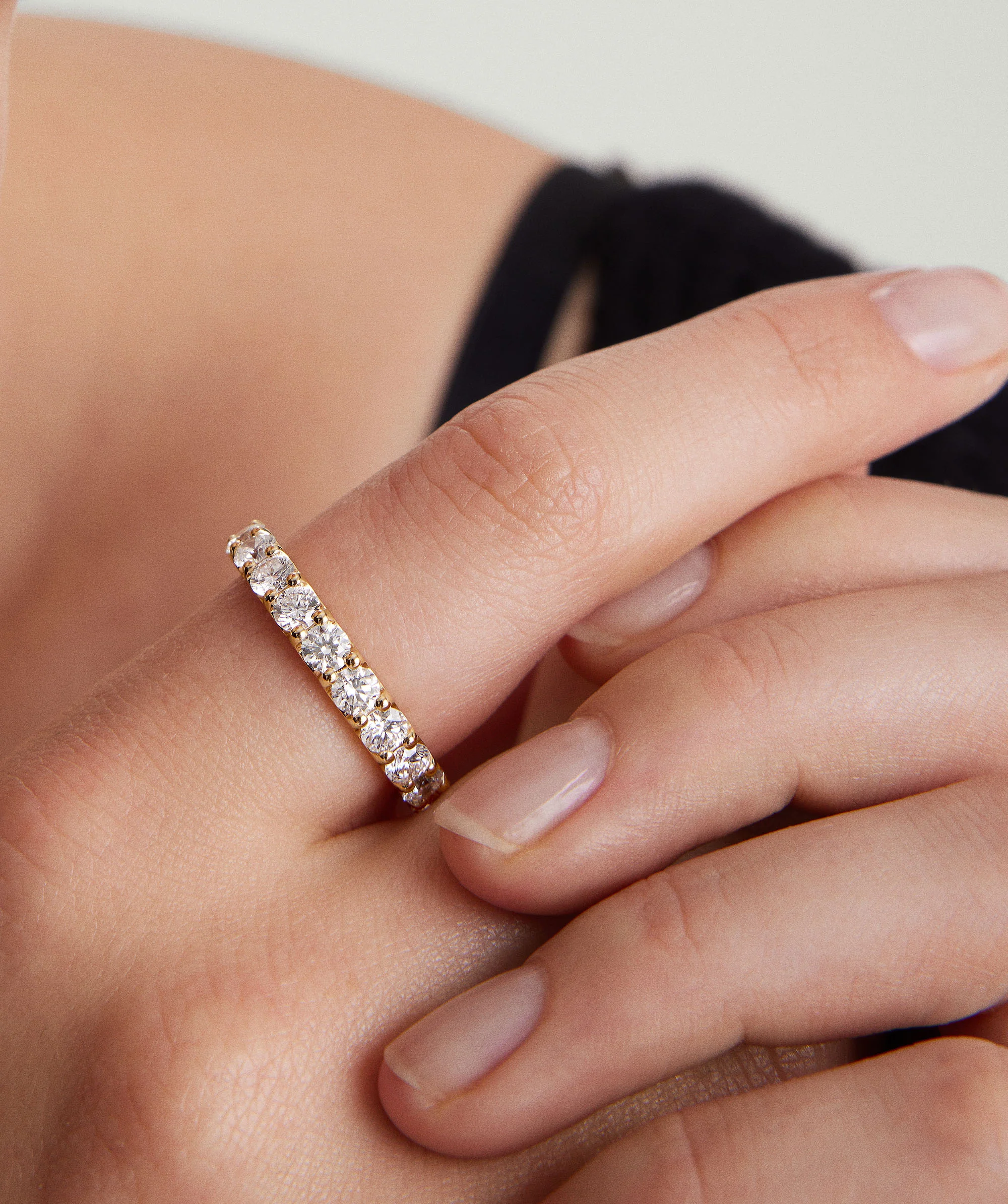 3.5mm Lab Grown Diamond Eternity Band - Image 6