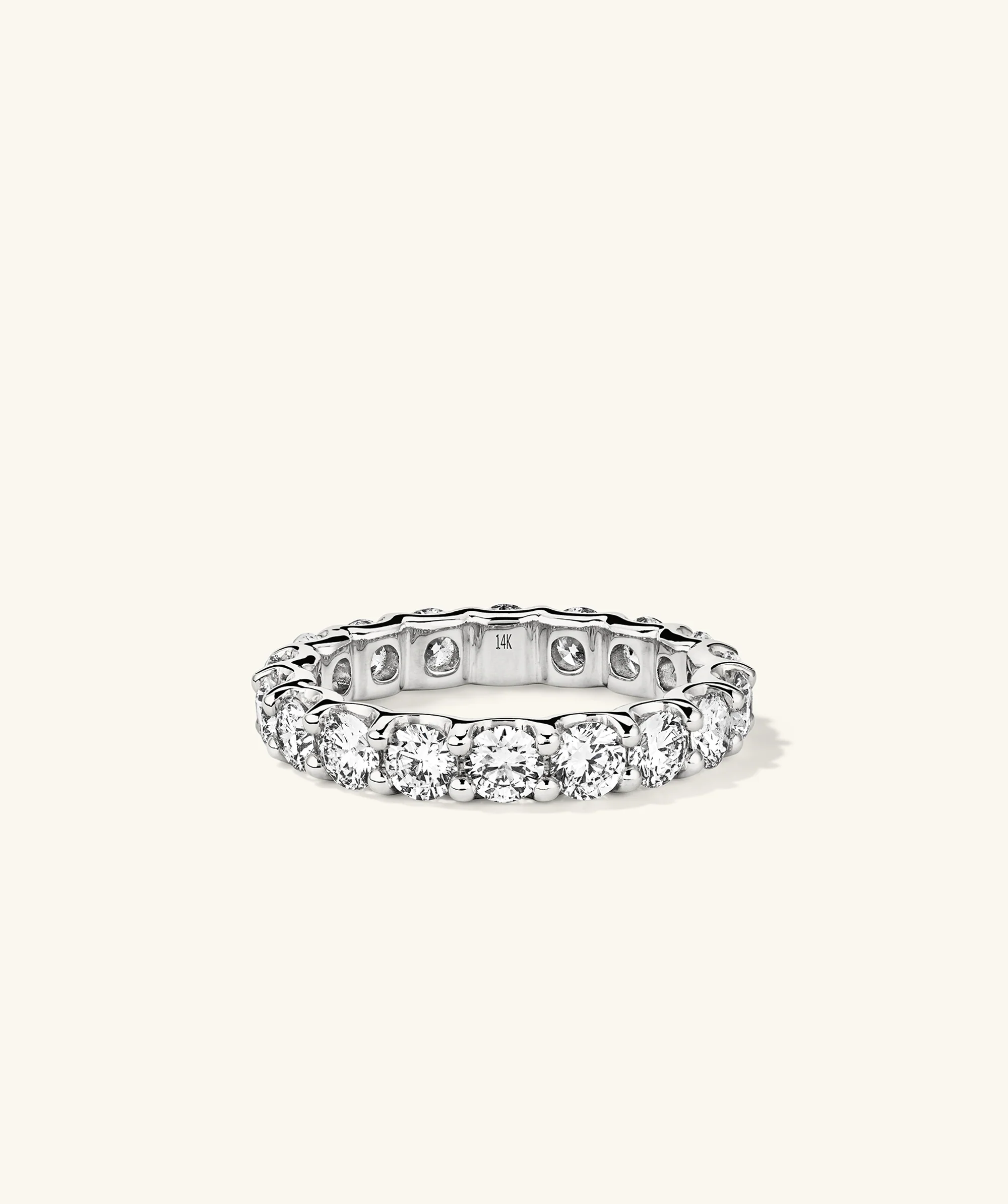 3.5mm Lab Grown Diamond Eternity Band - Image 9