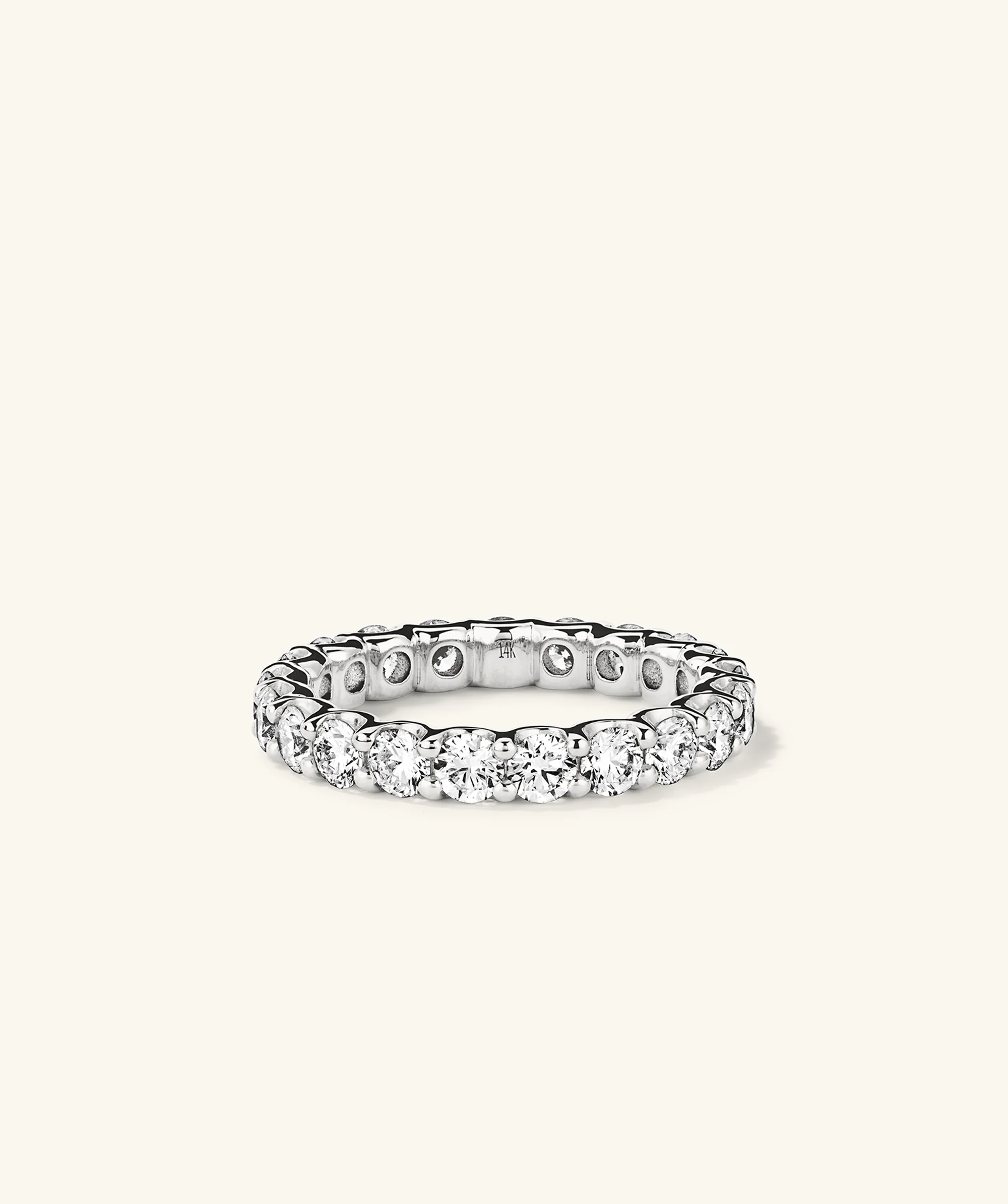 3mm Lab Grown Diamond Eternity Band - Image 7