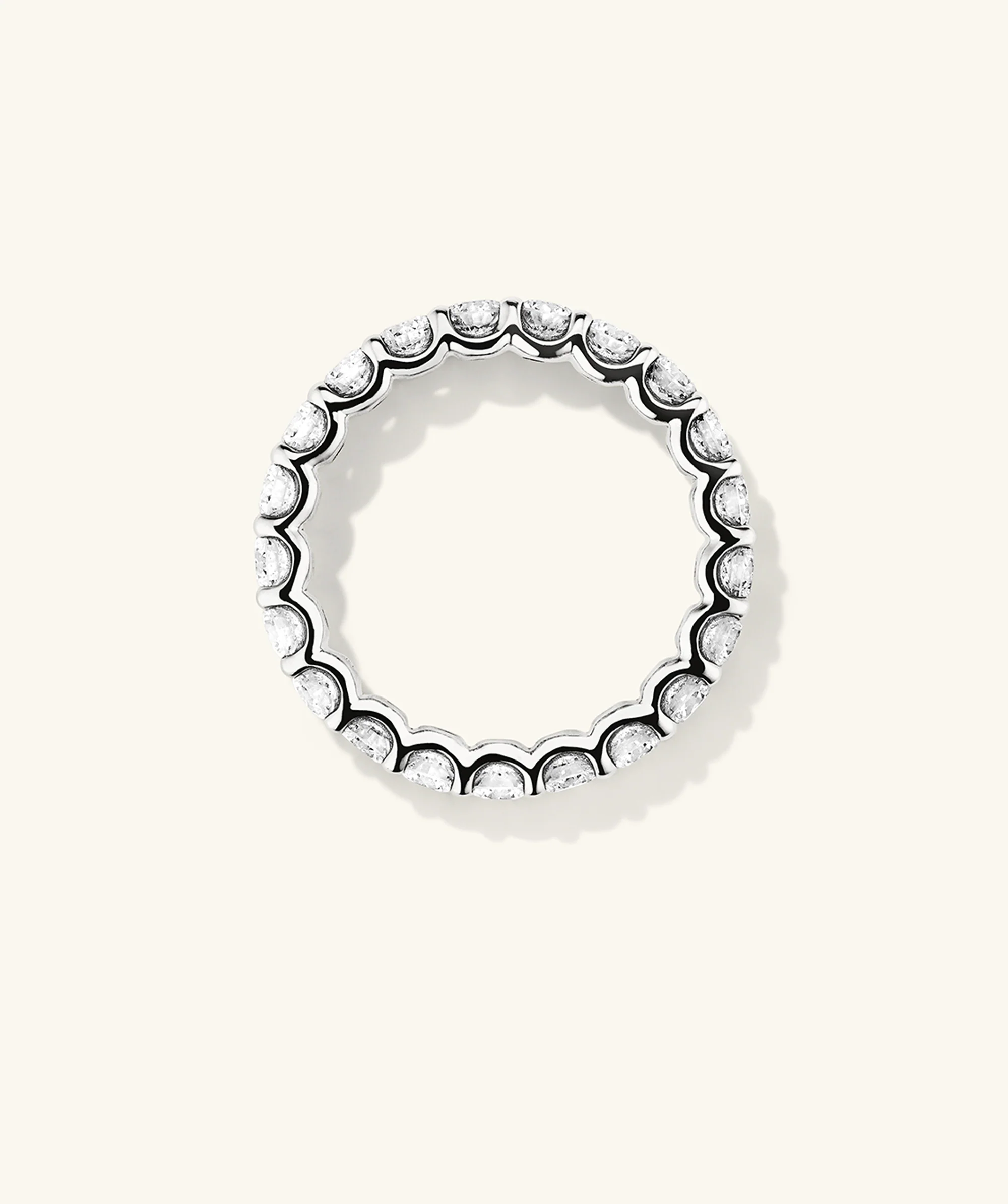 3mm Lab Grown Diamond Eternity Band - Image 8