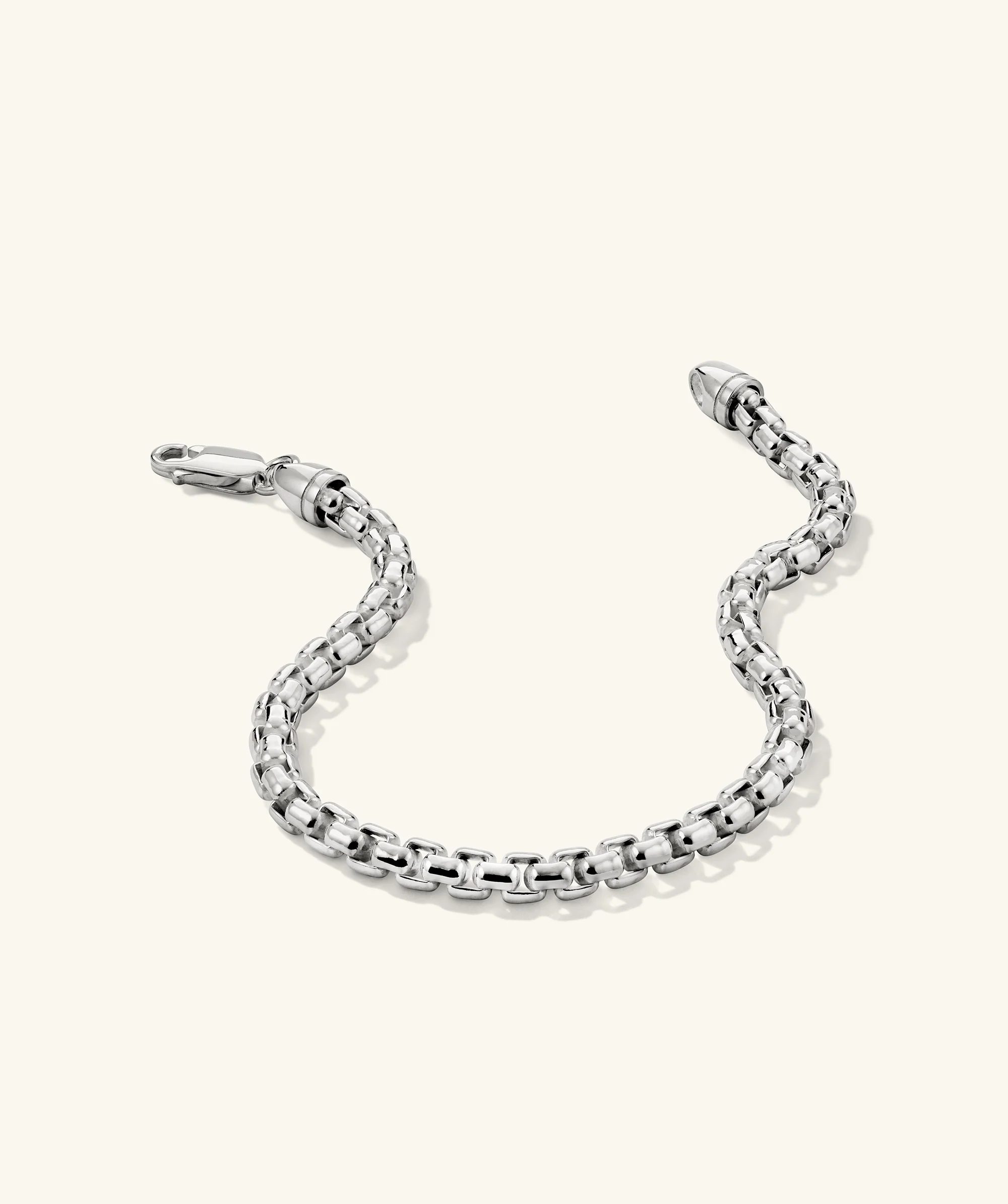 4mm Round Box Chain Bracelet Migrated - Image 3