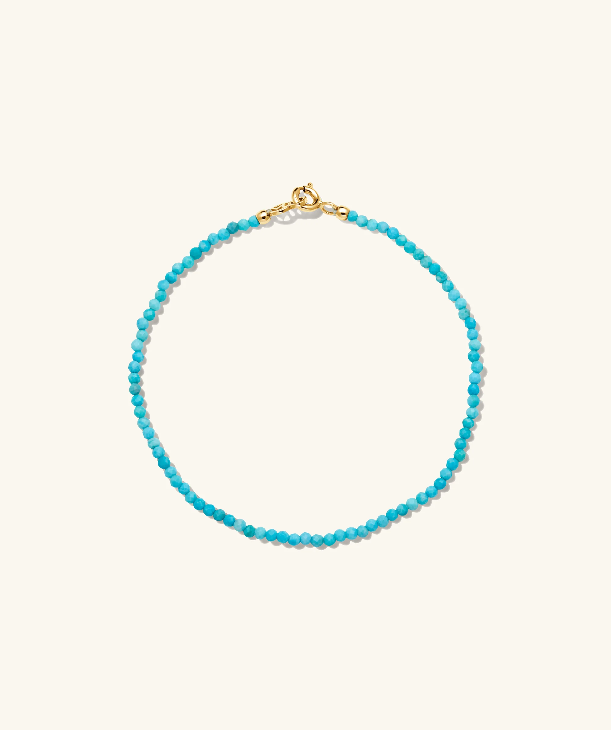 Anya Turquoise Beaded Bracelet - Image 2