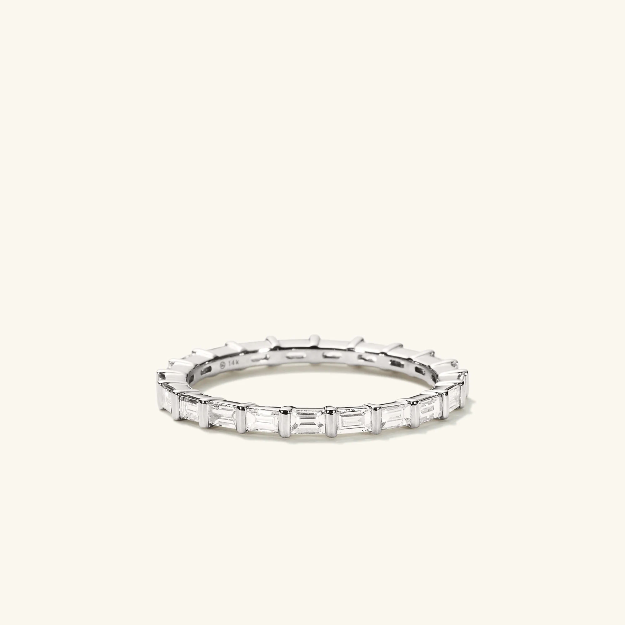 Baguette Diamond Eternity Band - Image 11