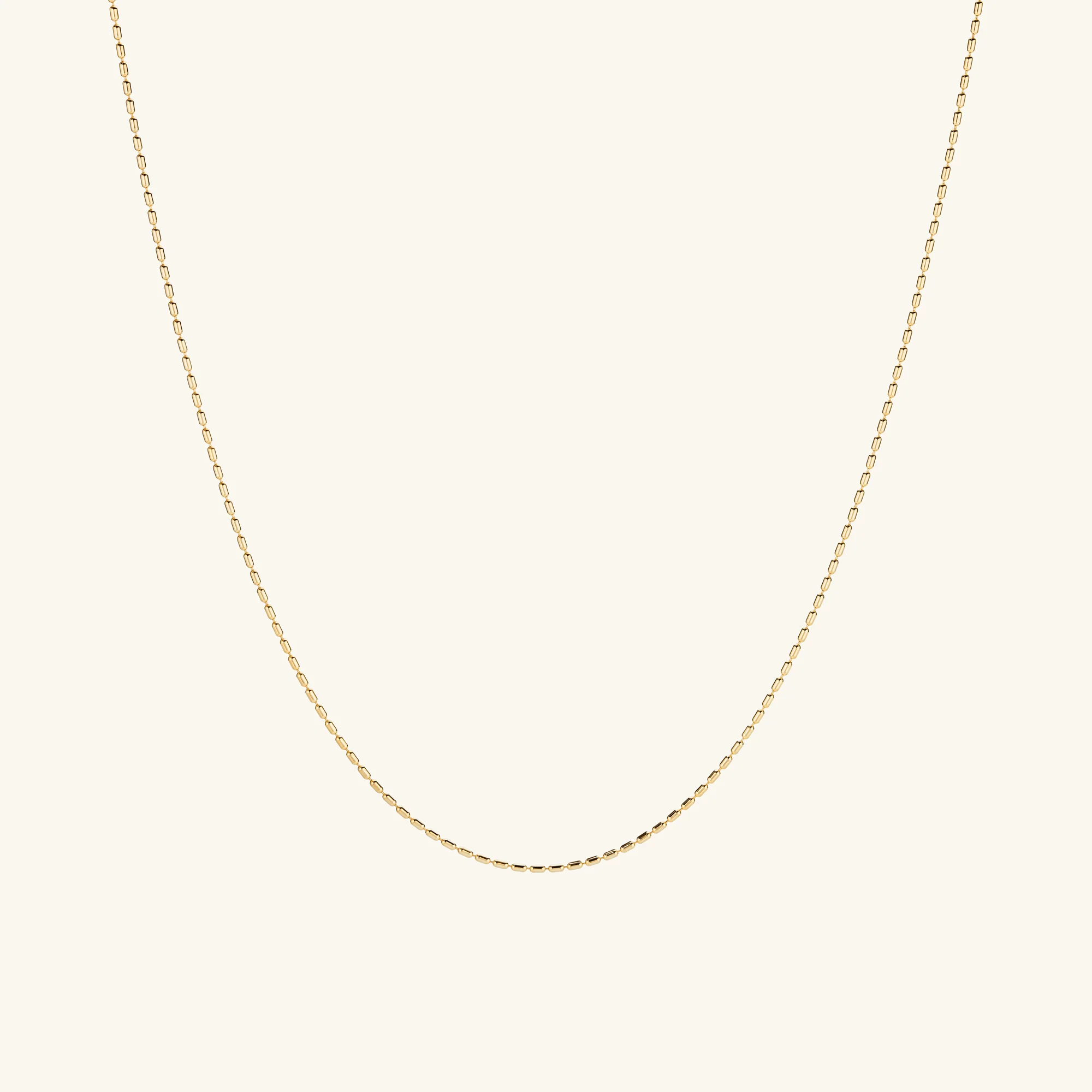 Barrel Link Chain Necklace - Image 2