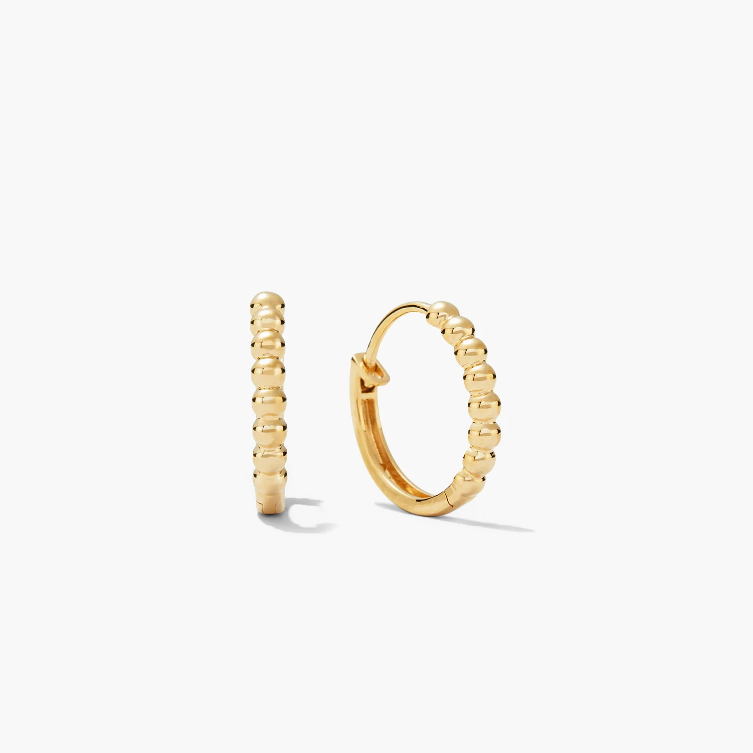 Beaded Small Hoops