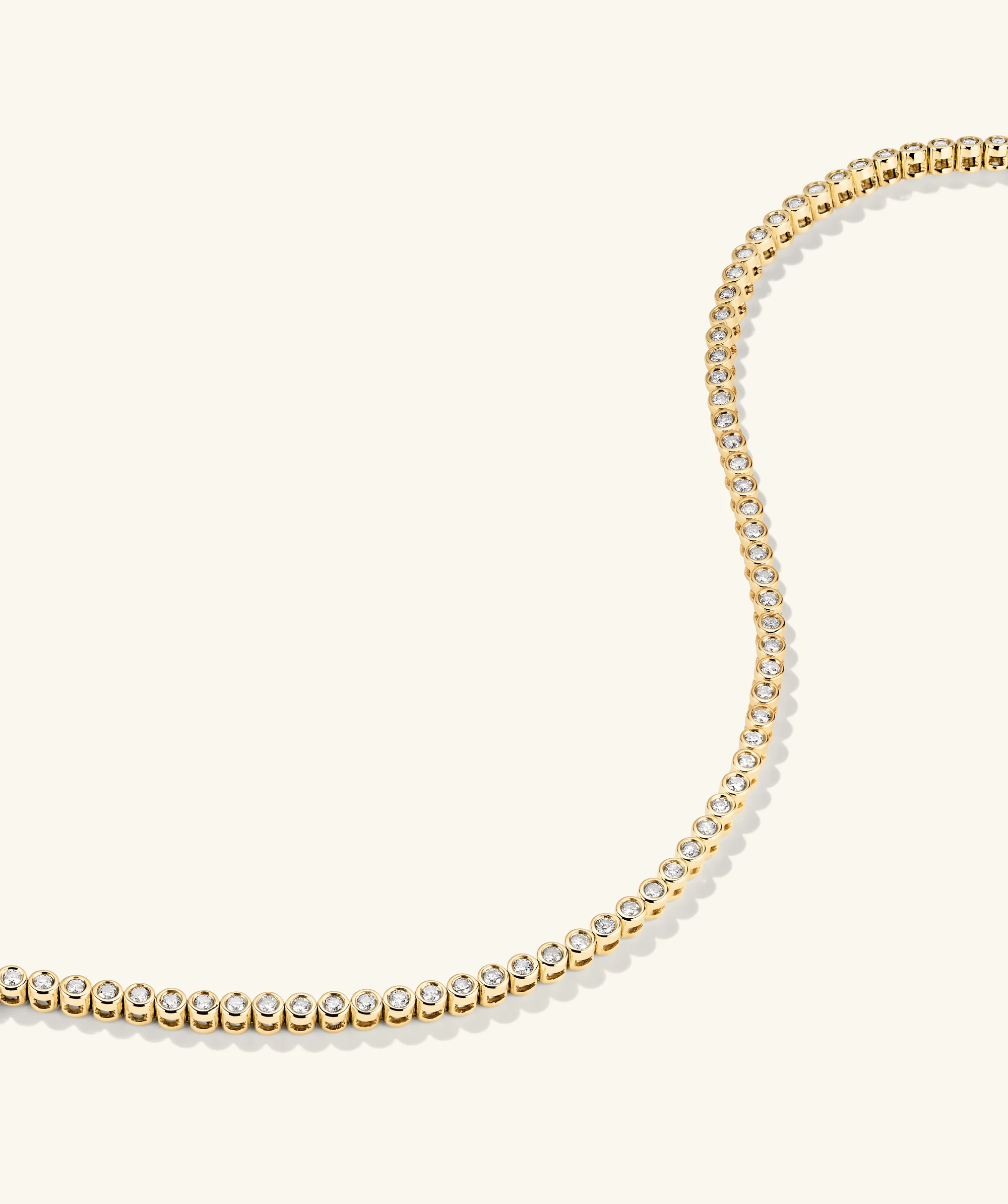 Bezel Lab Grown Diamond Tennis Bracelet - Image 7