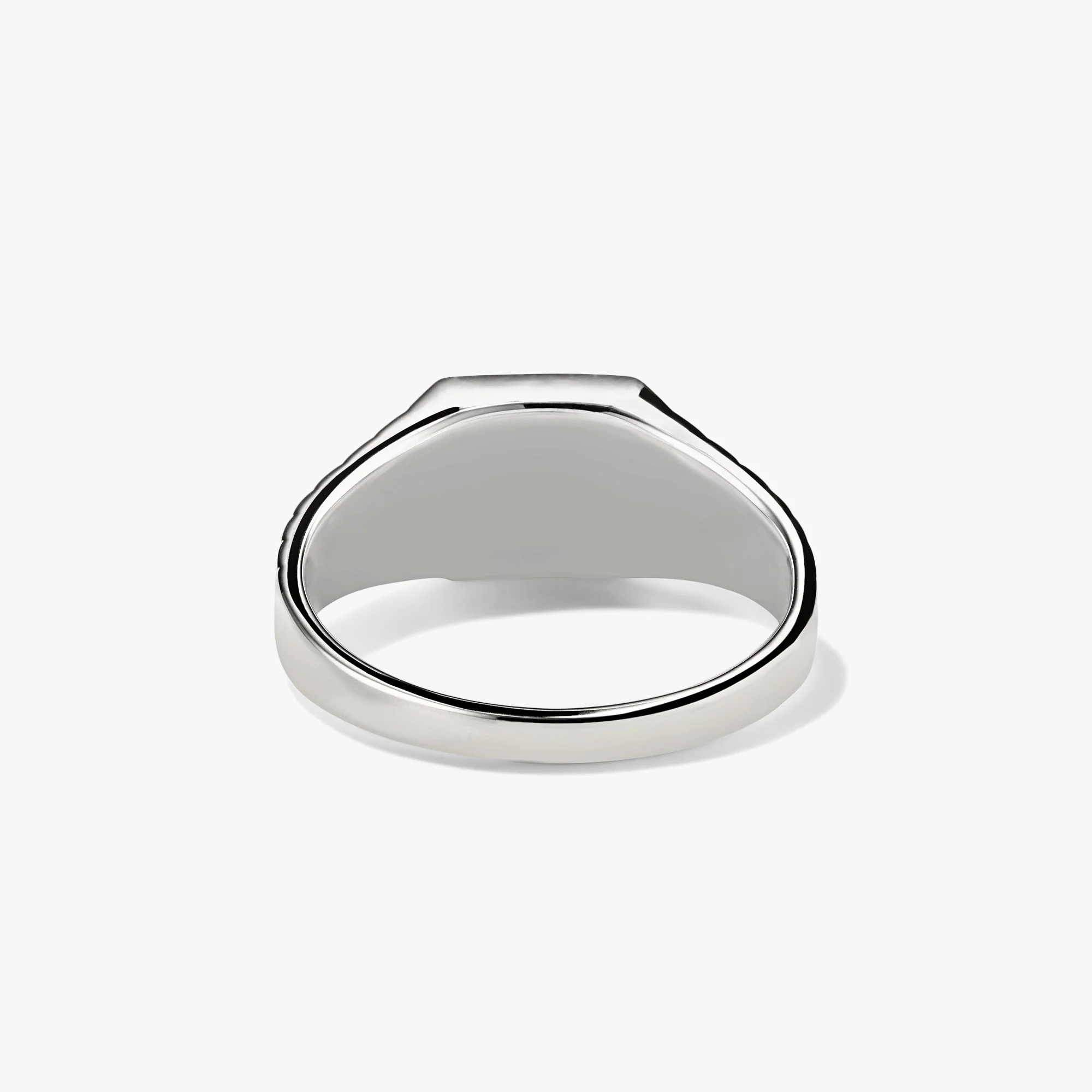 Black Onyx Square Signet Ring - Image 10