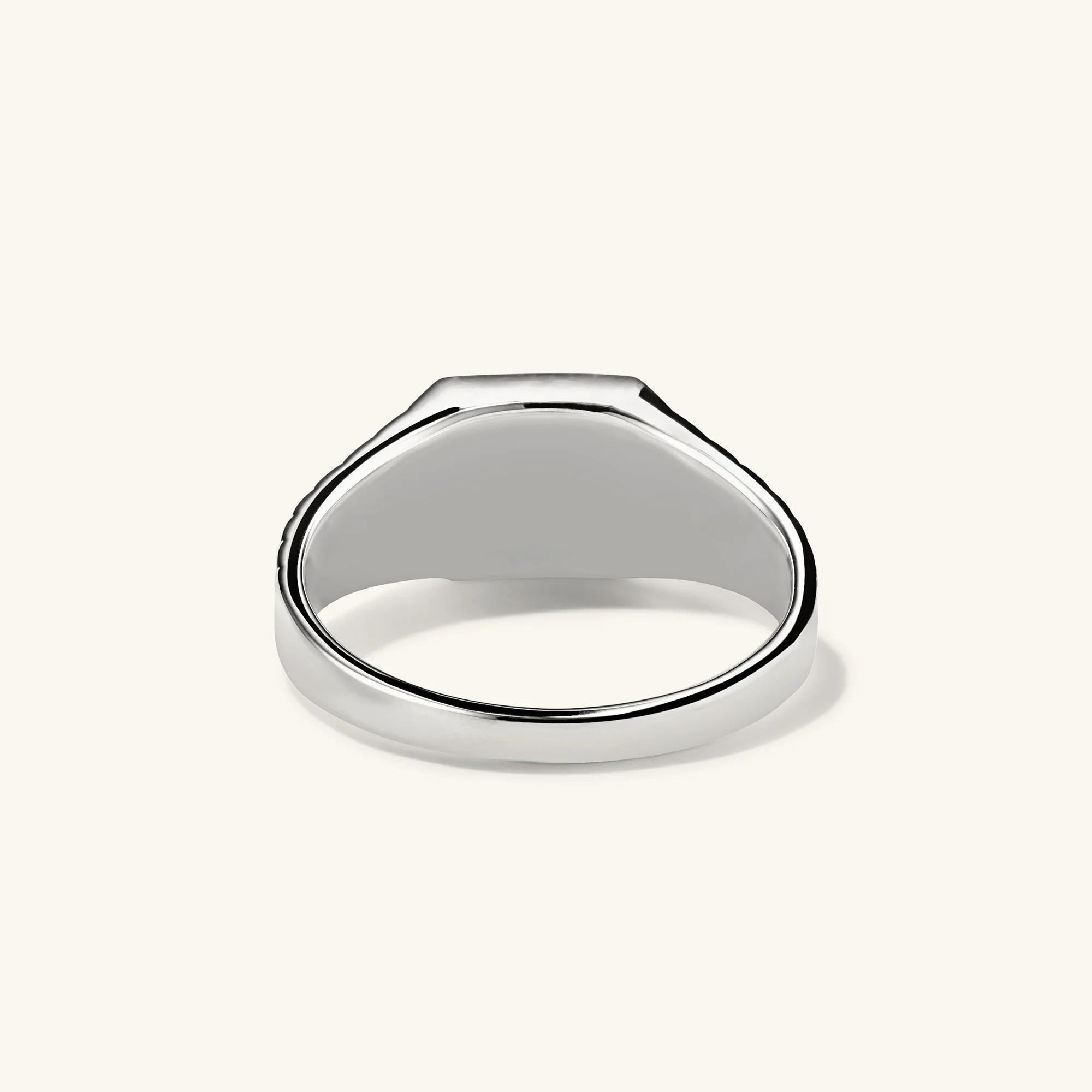 Black Onyx Square Signet Ring - Image 16