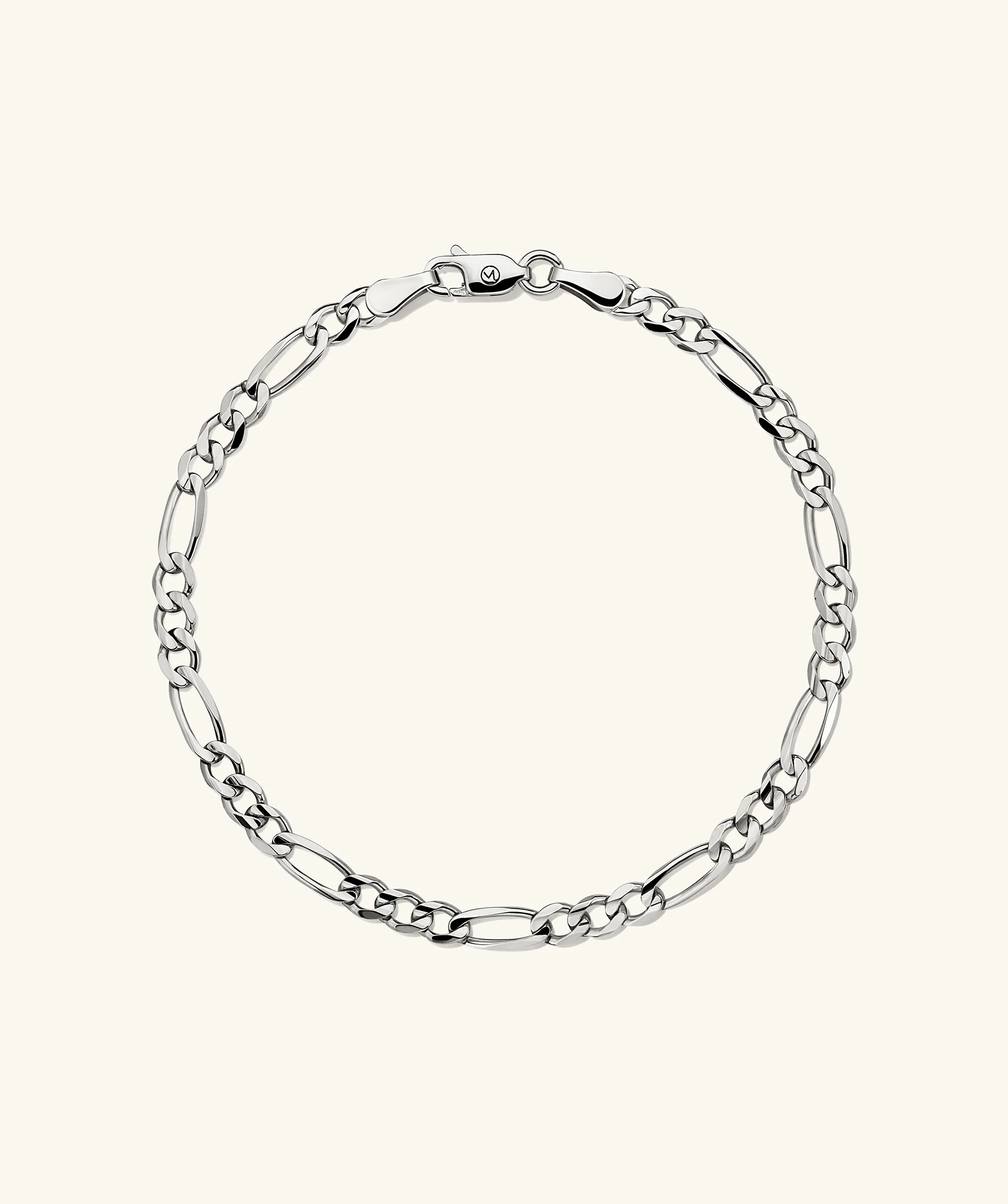 Bold Figaro Chain Bracelet - Image 2