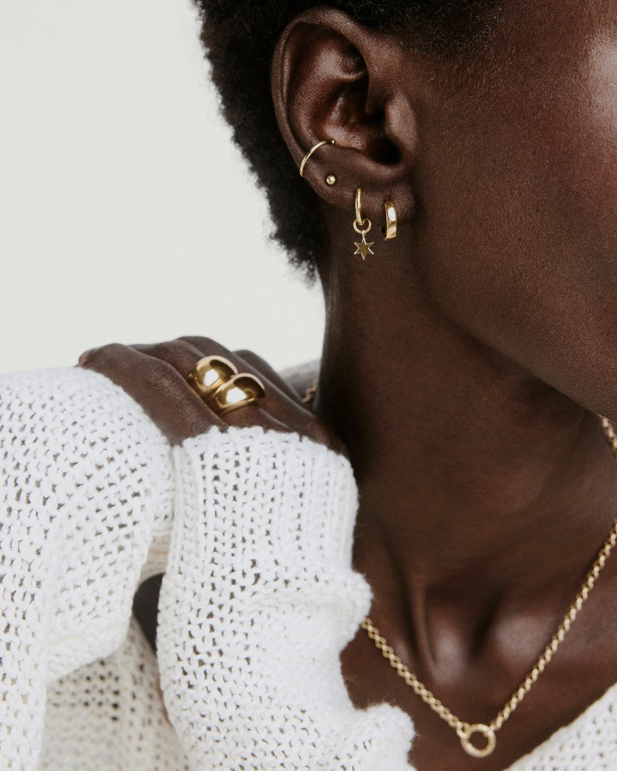Bold Huggie Hoops - Image 17