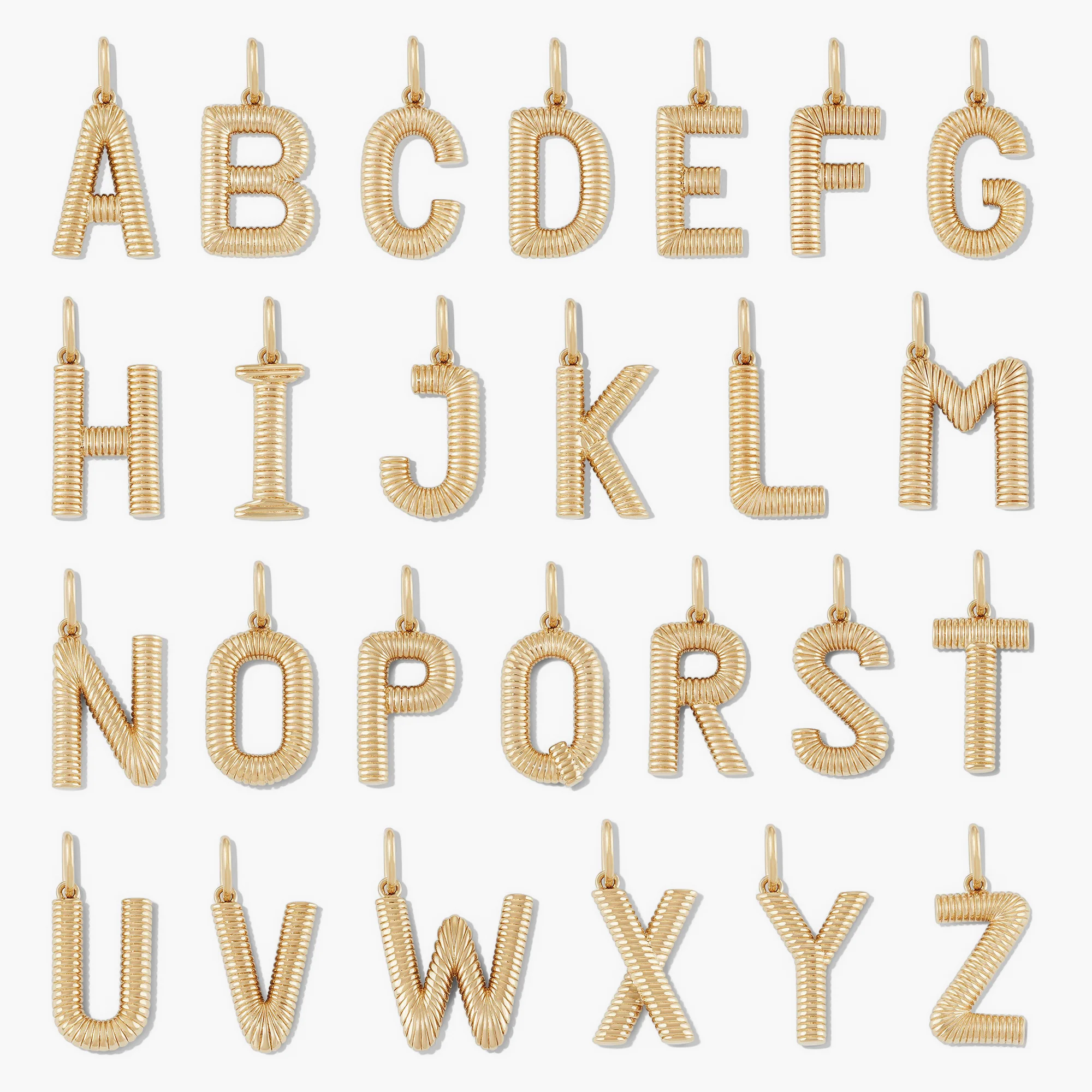 Bold Letter Pendant Necklace - Image 3