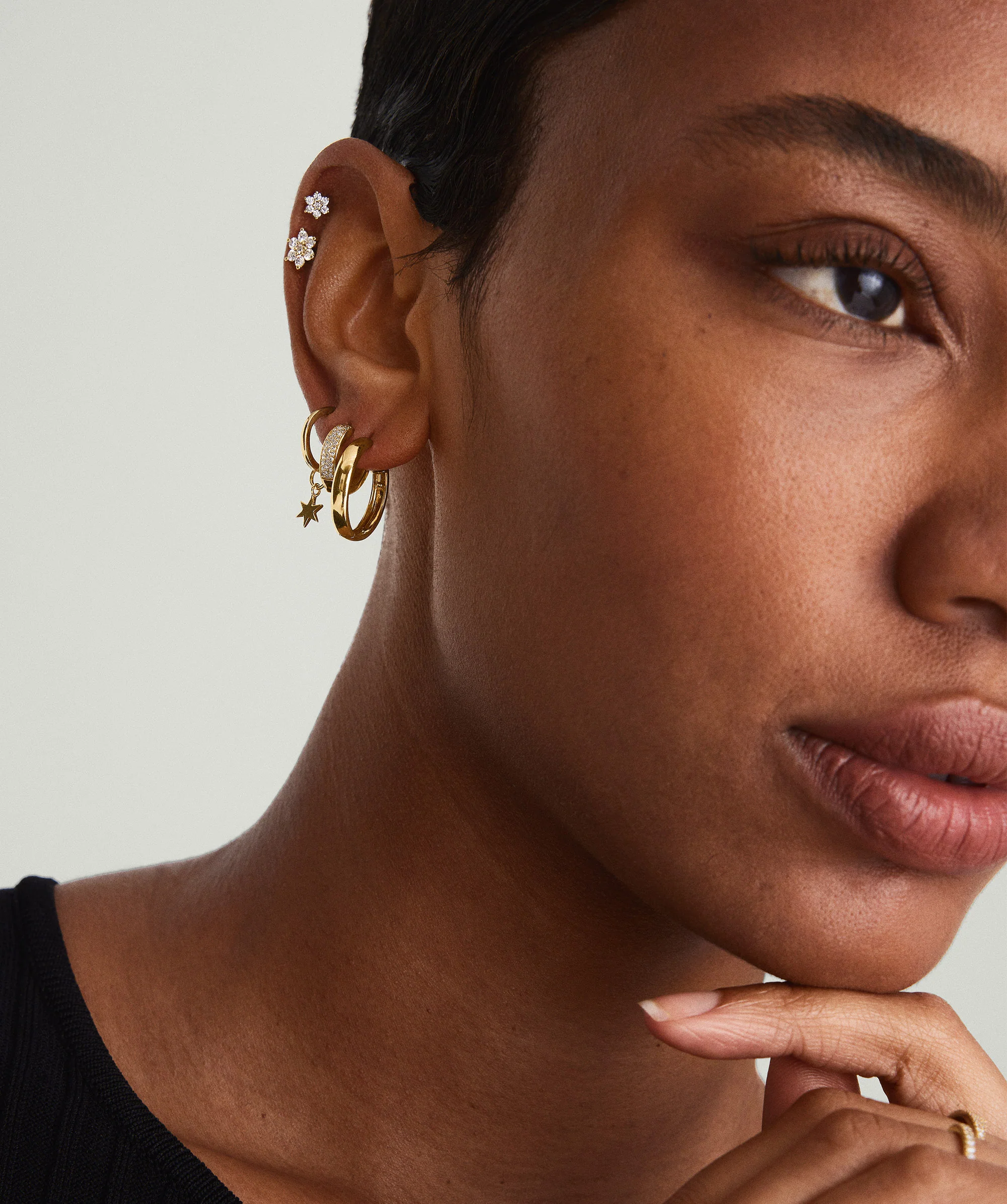 Bold Medium Hoops - Image 6