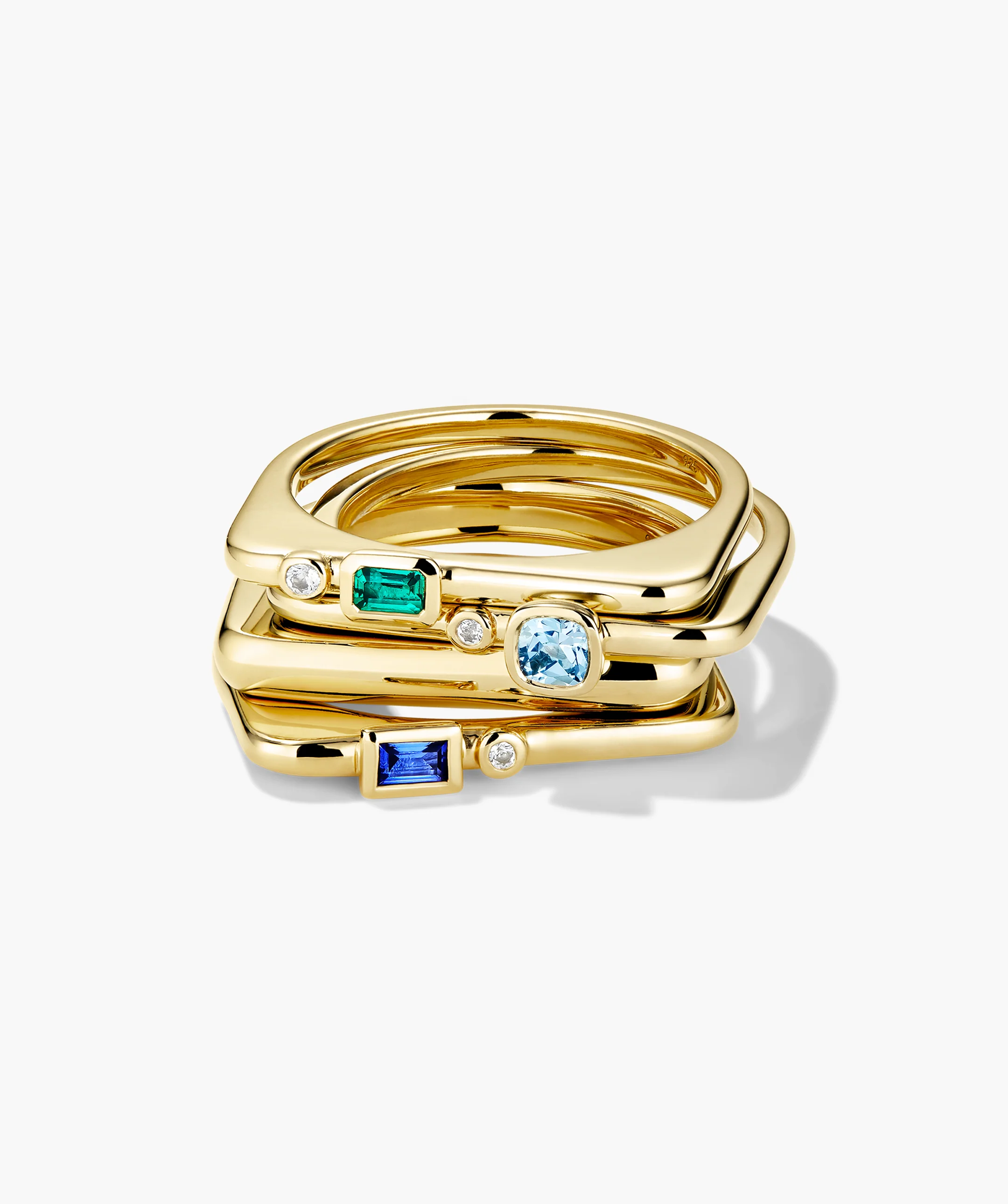Bold Puzzle Stacking Ring - Image 4