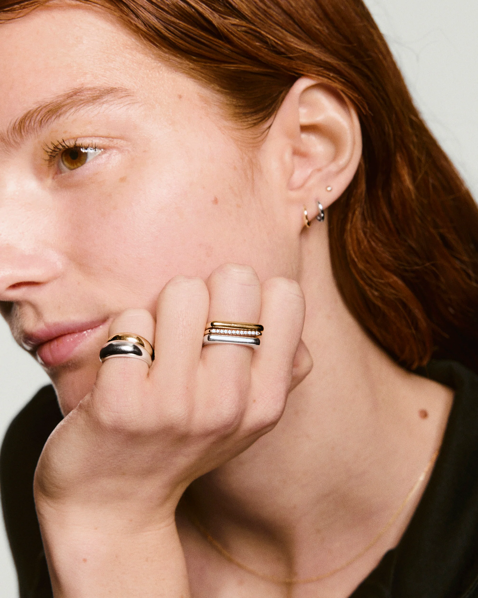 Bold Puzzle Stacking Ring - Image 8