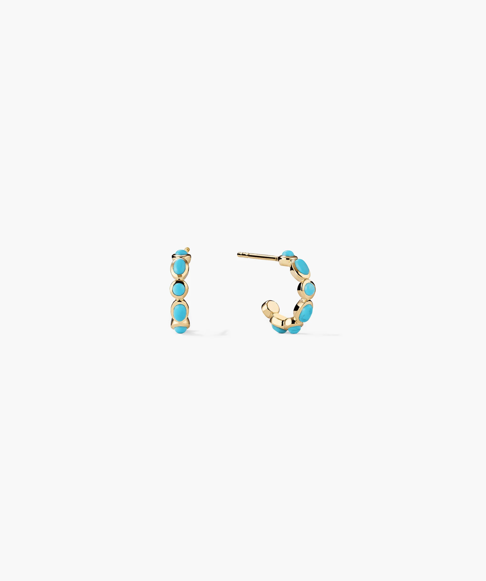 Bronte Turquoise Huggies