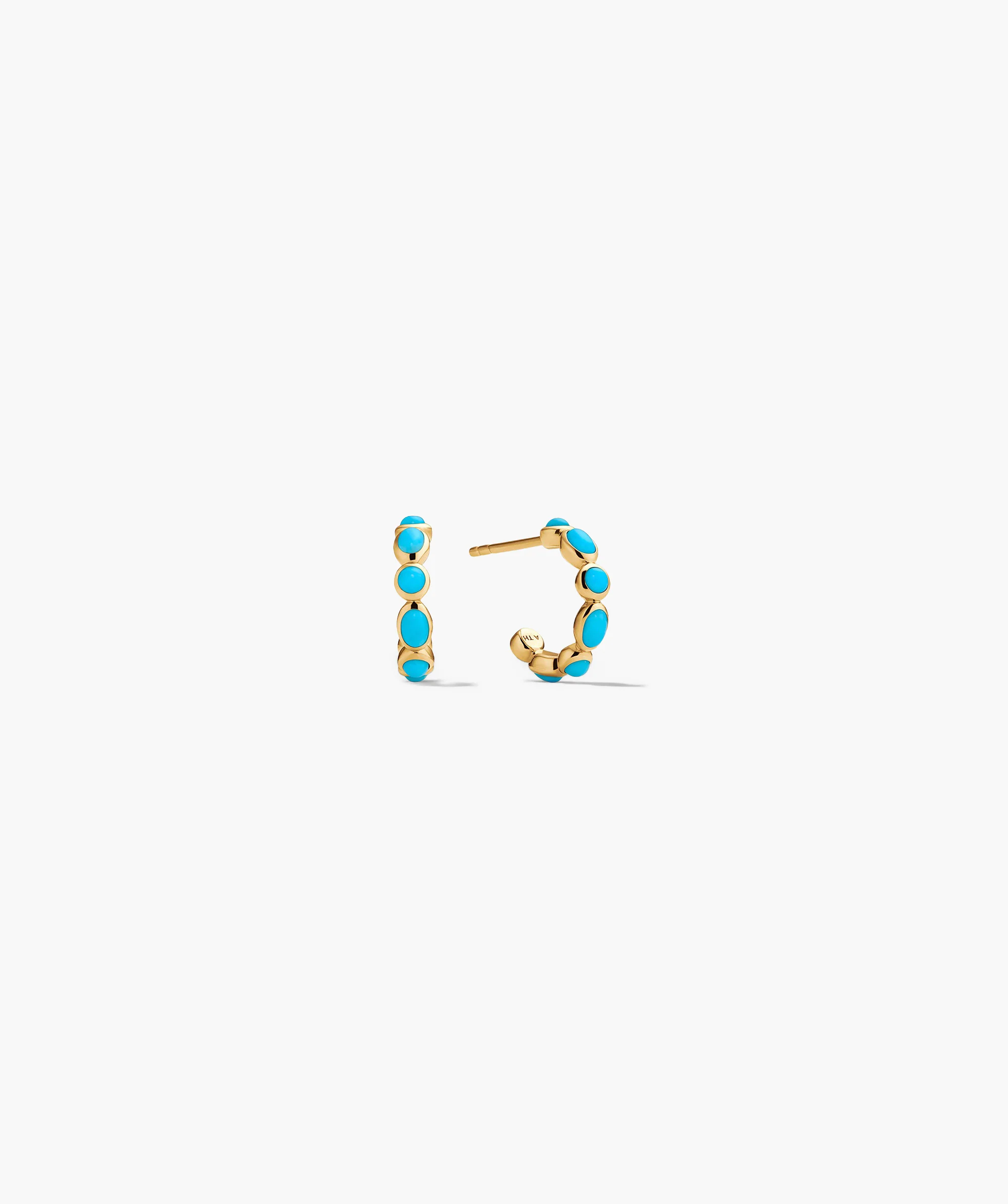 Bronte Turquoise Huggies - Image 6