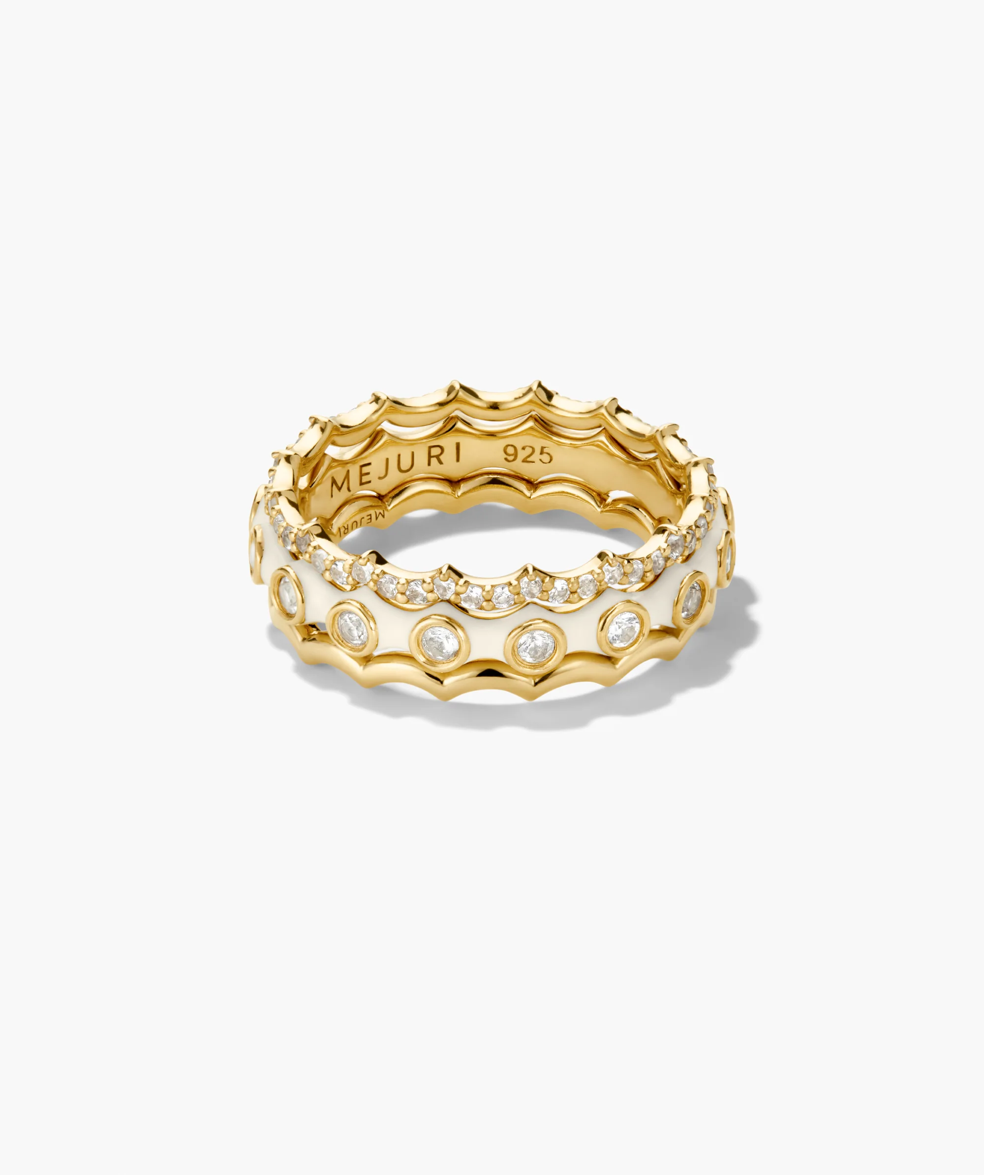 Enamel Charlotte Stacker Ring - Image 11
