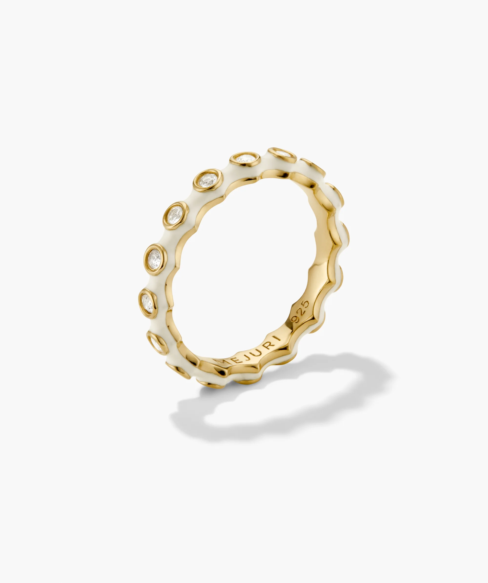 Enamel Charlotte Stacker Ring - Image 6