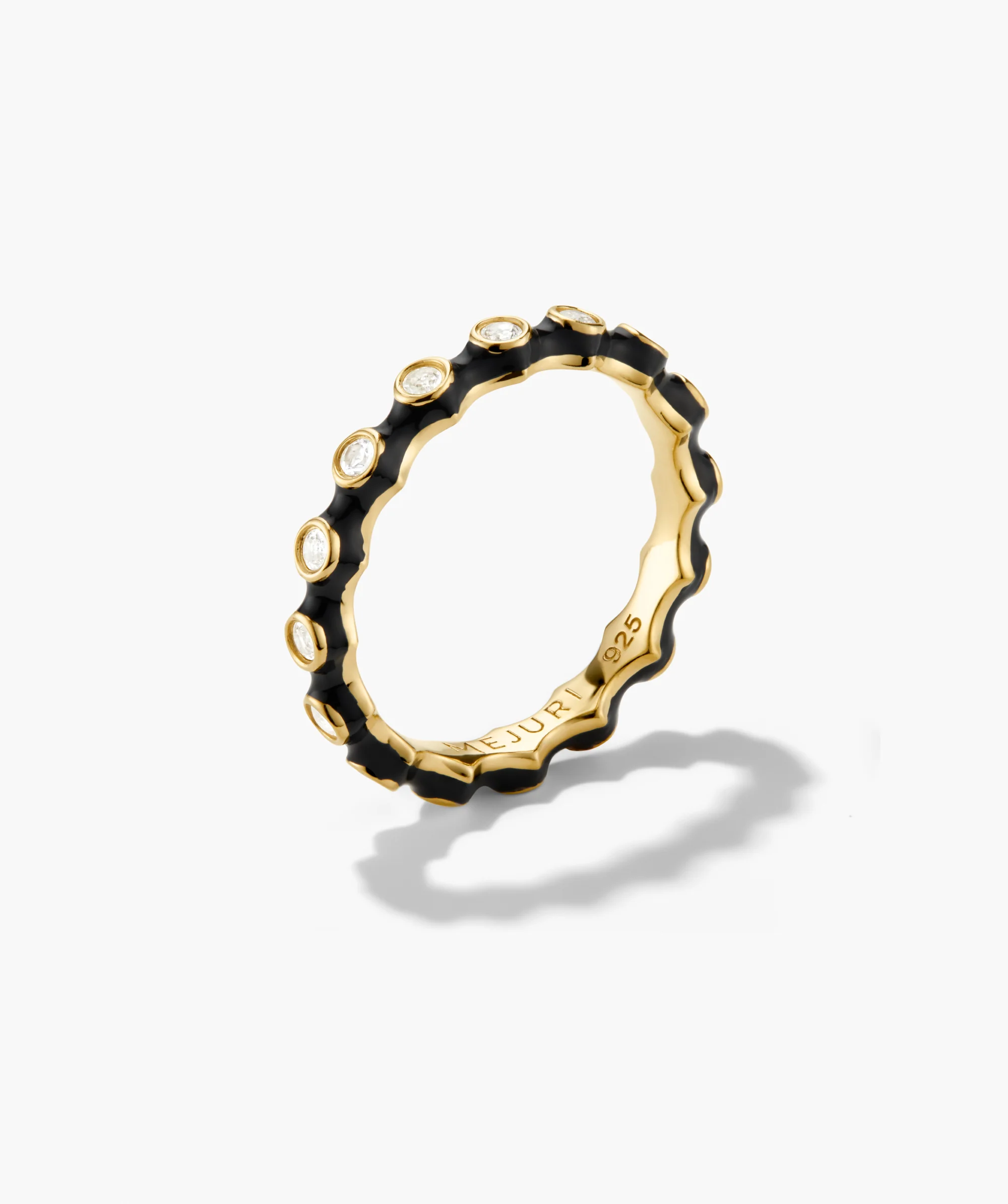 Enamel Charlotte Stacker Ring - Image 9
