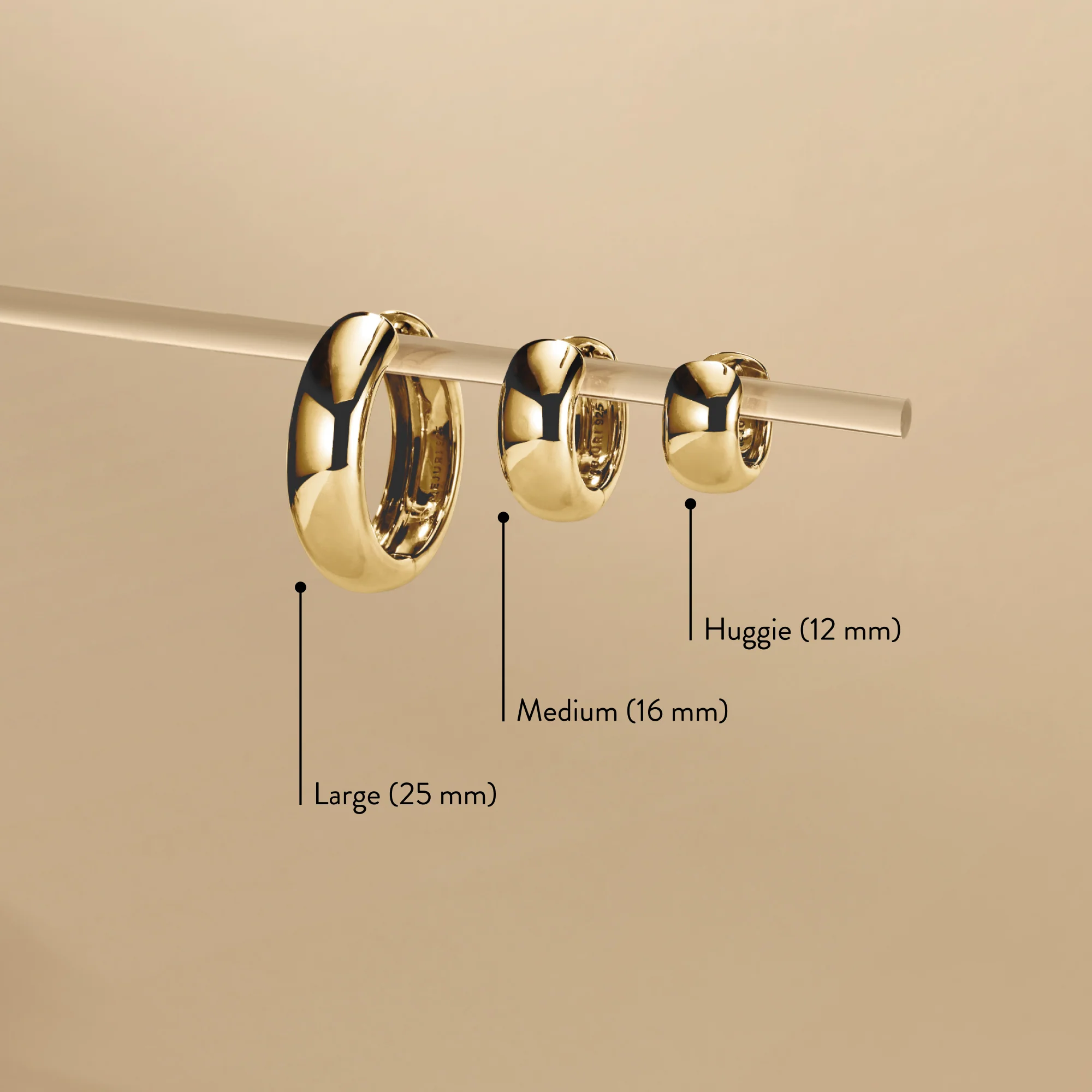 Chunky Medium Hoops - Image 7