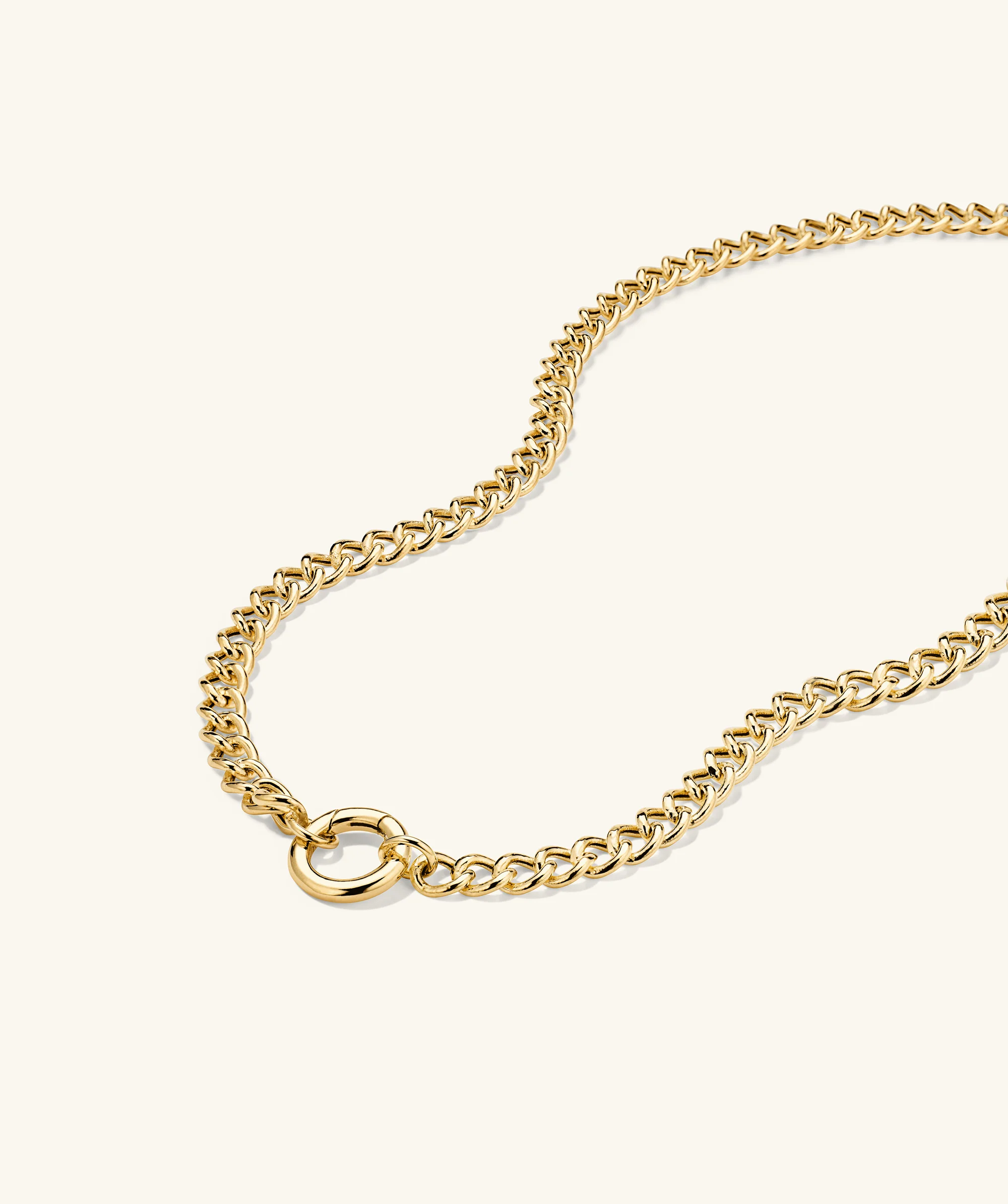 Curb Chain Charm Necklace - Image 5