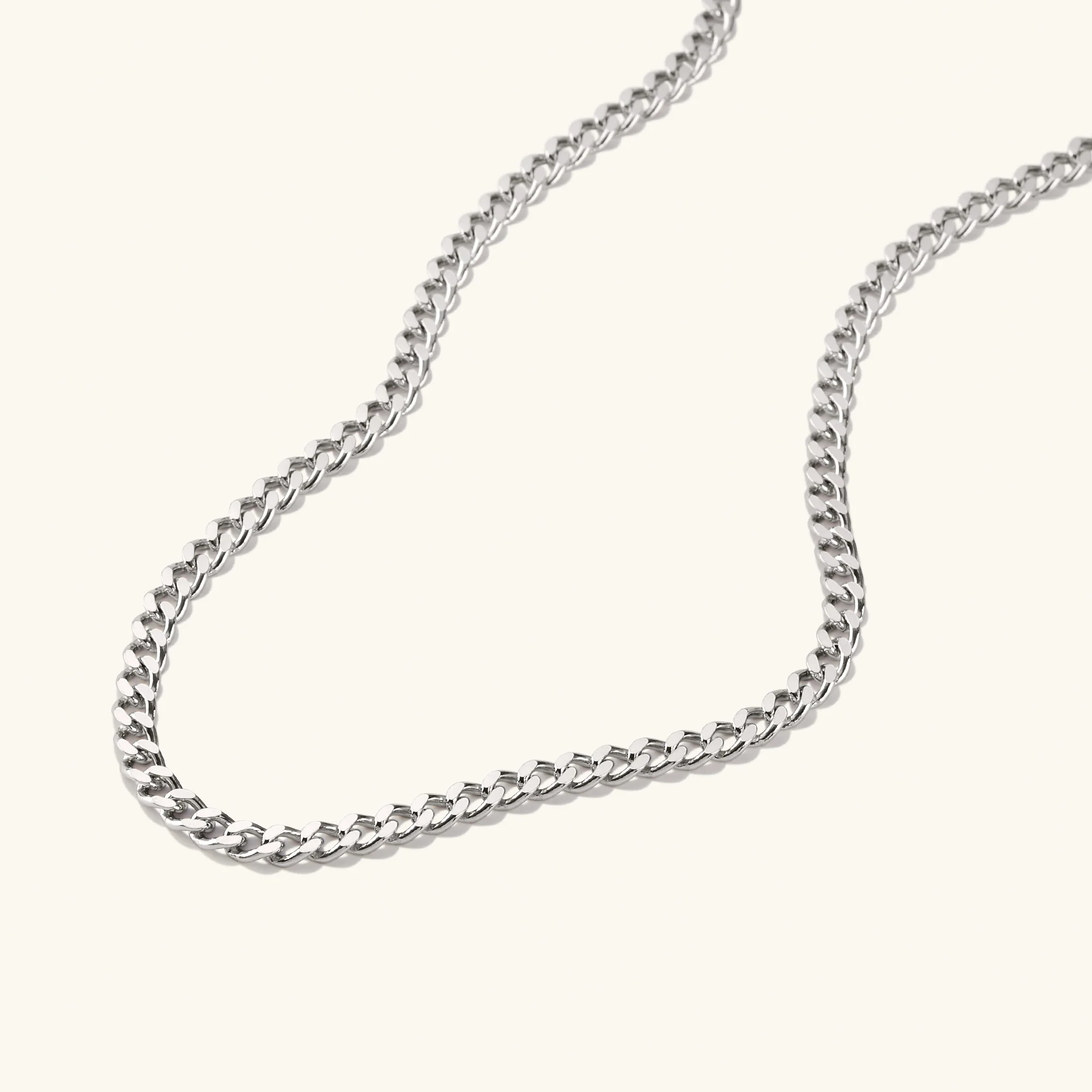 5mm Curb Chain Necklace - Image 5