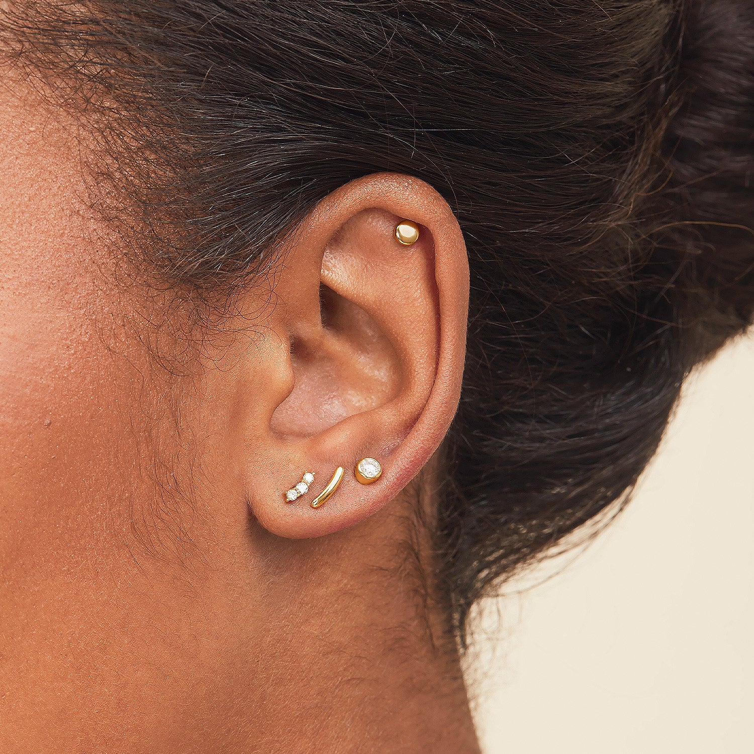 Piercing Studio - Curve Bar Flat Back Stud - Image 3