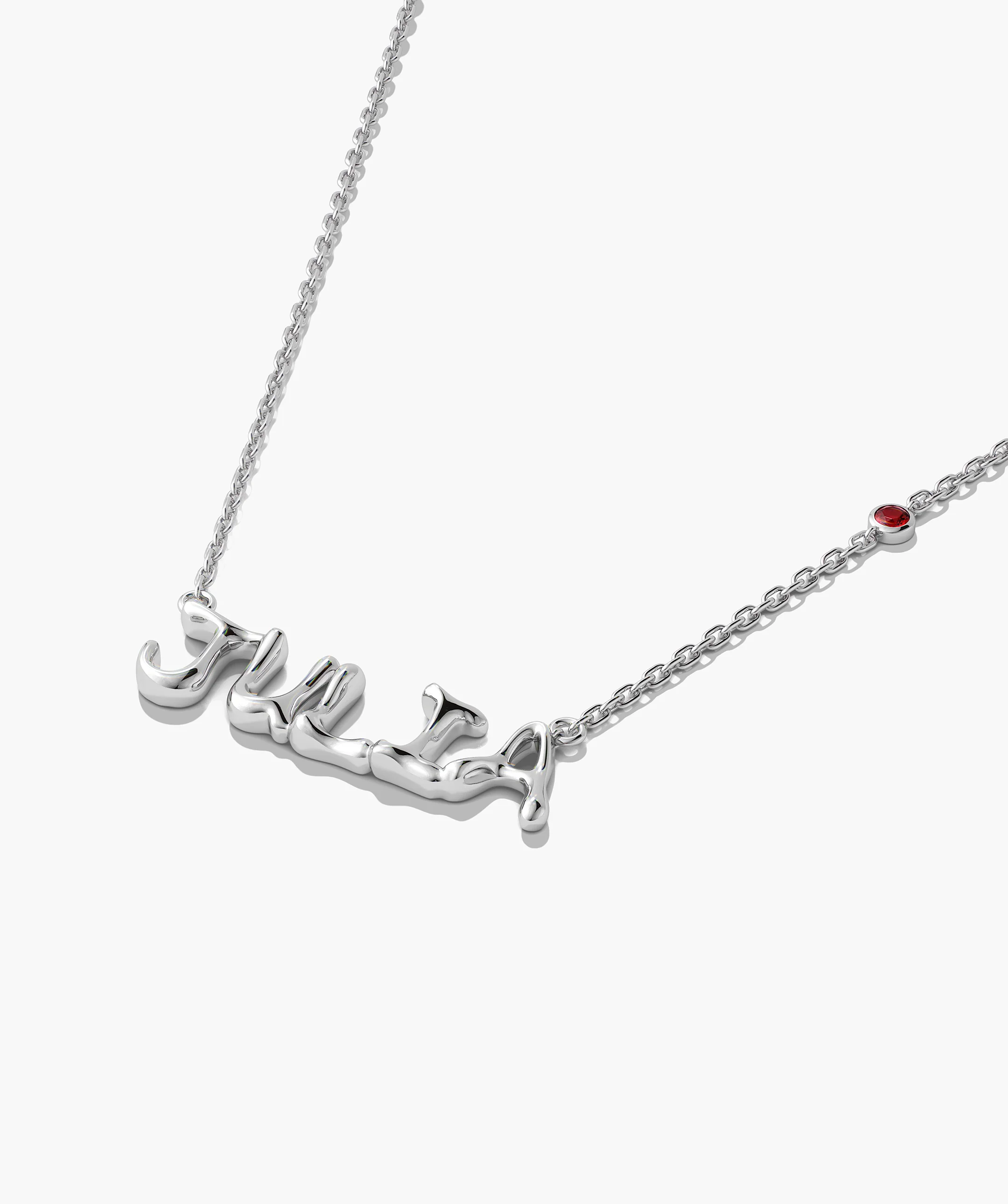 Liquid Letter Nameplate Necklace - Image 65