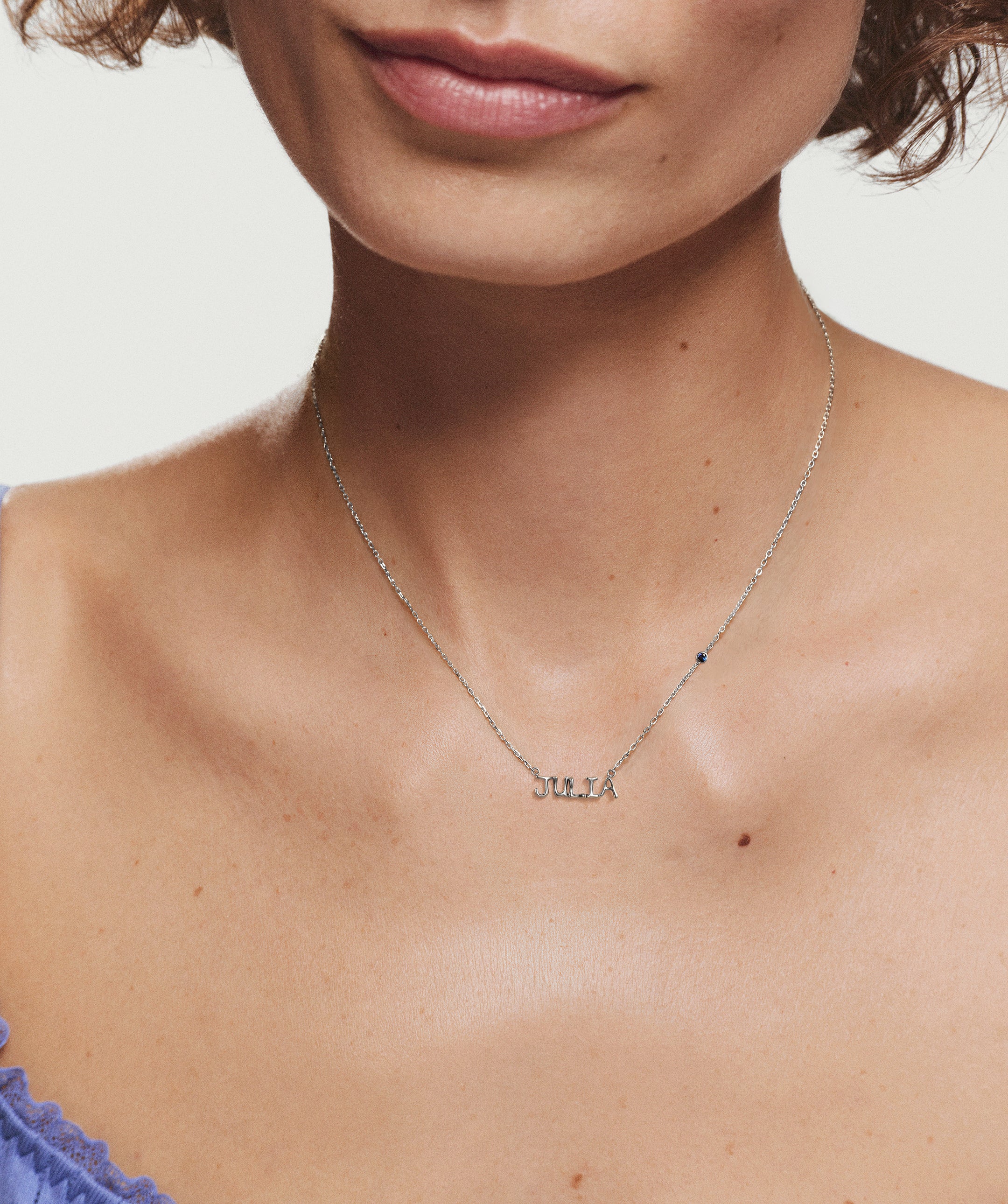 Liquid Letter Nameplate Necklace - Image 77