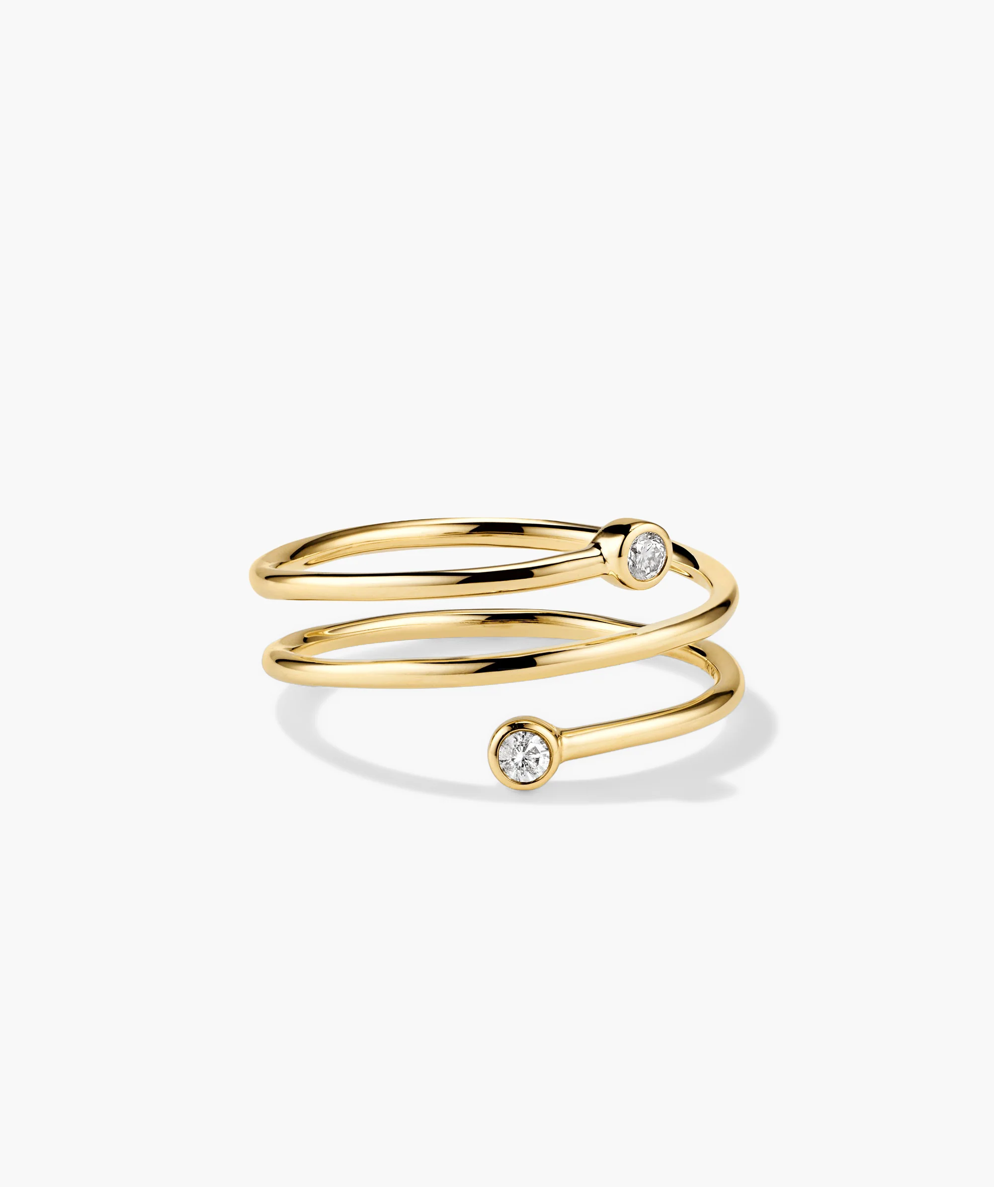 Diamond Coil Ring - Image 4