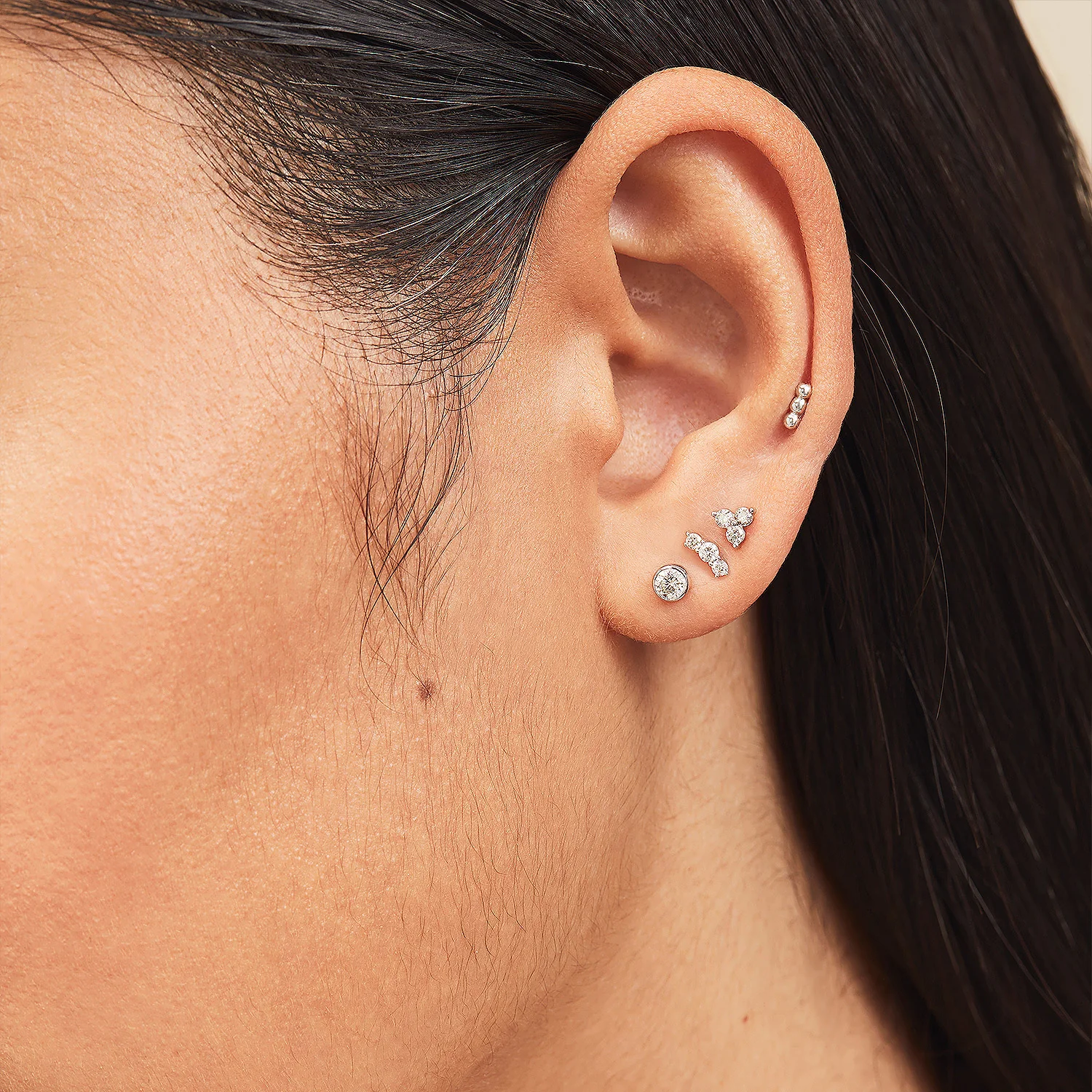 Piercing Studio - Diamond Curve Bar Flat Back Stud - Image 17