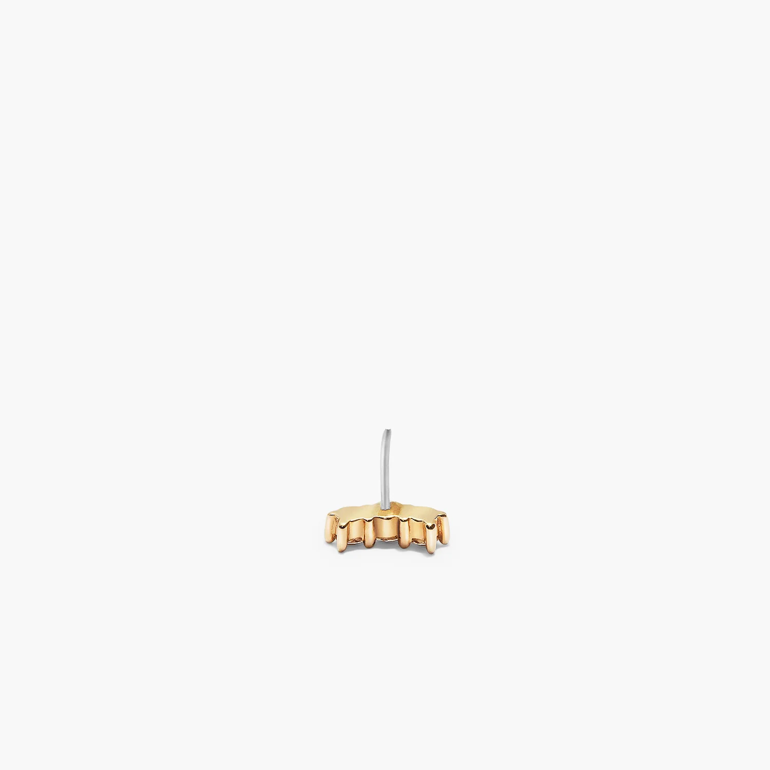 Piercing Studio - Diamond Curve Bar Flat Back Stud - Image 6
