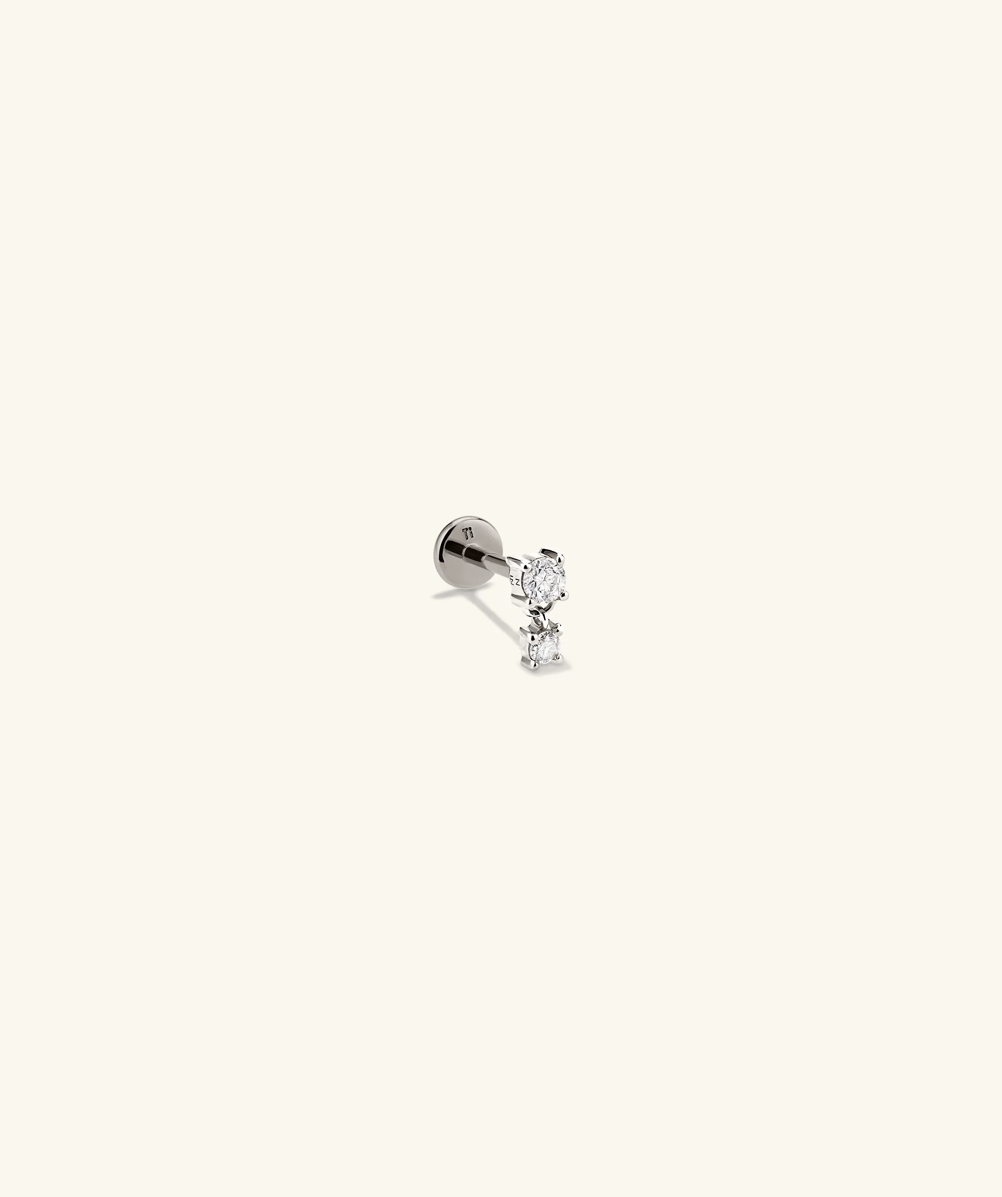 Piercing Studio - Single Diamond Droplet Stud - Image 10