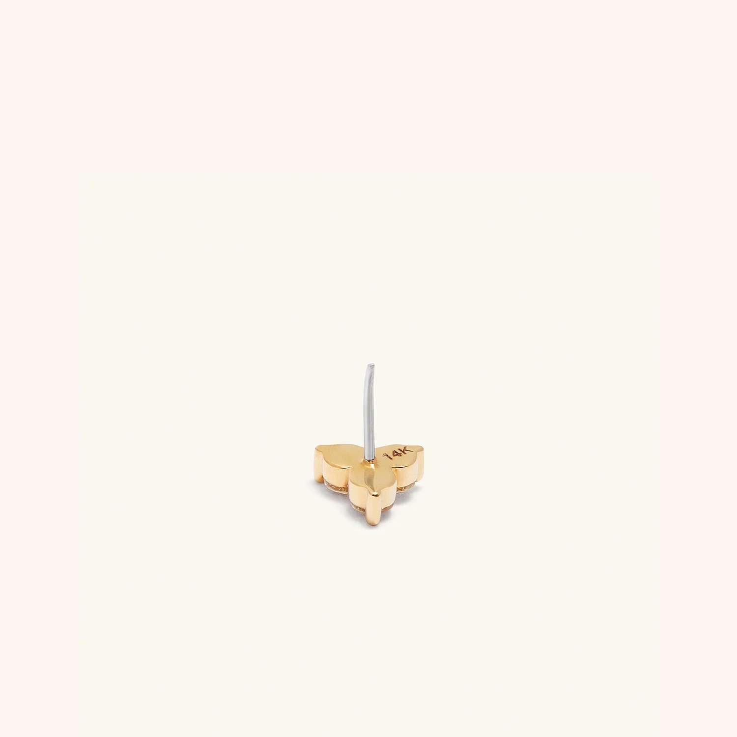 Piercing Studio - Diamond Lotus Flat Back Stud - Image 13