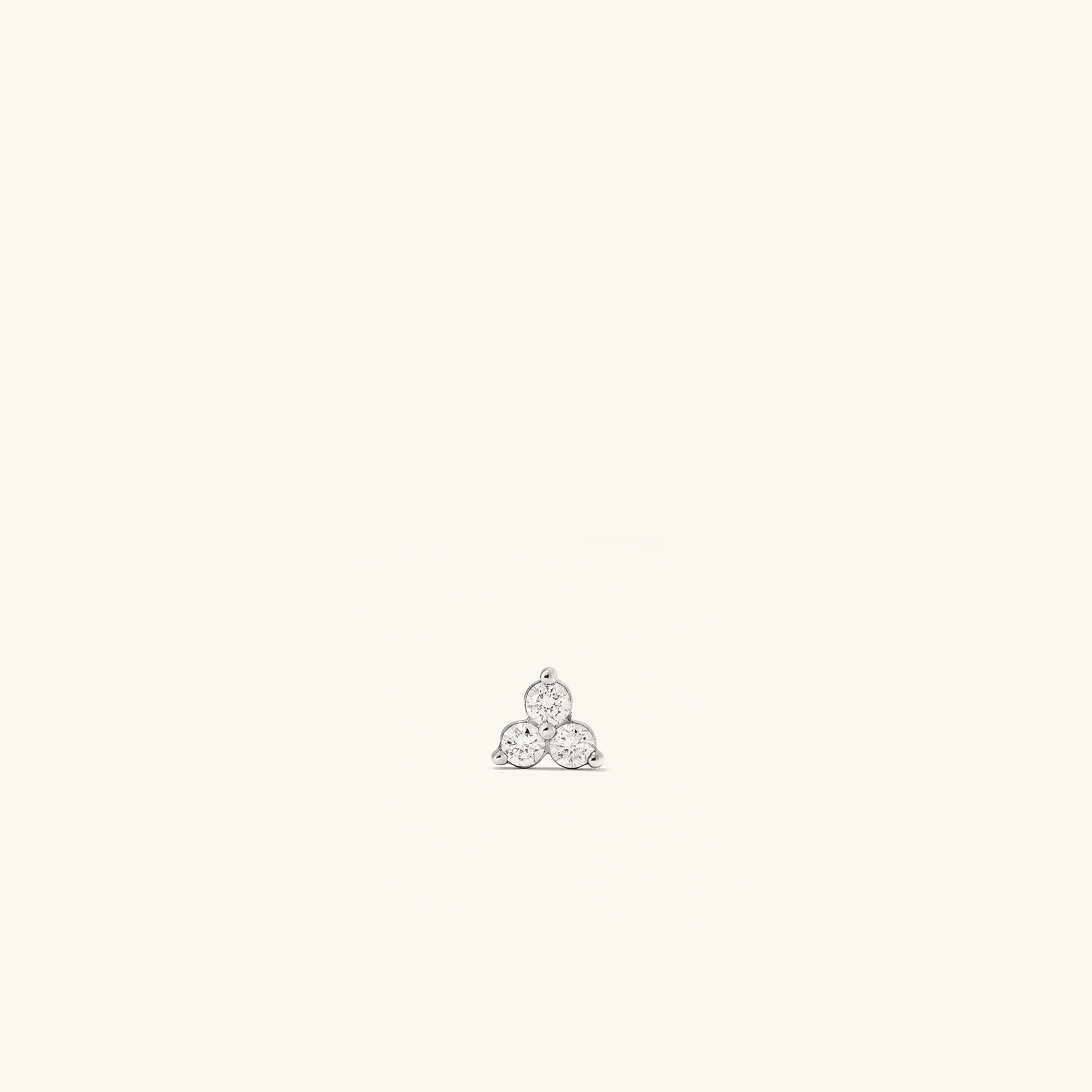 Piercing Studio - Diamond Lotus Flat Back Stud - Image 15
