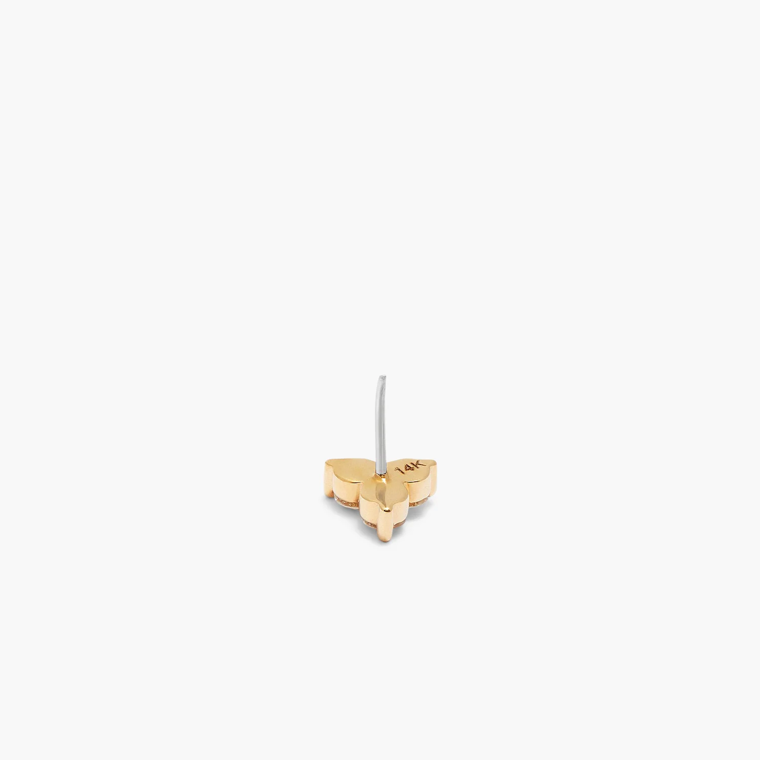 Piercing Studio - Diamond Lotus Flat Back Stud - Image 5