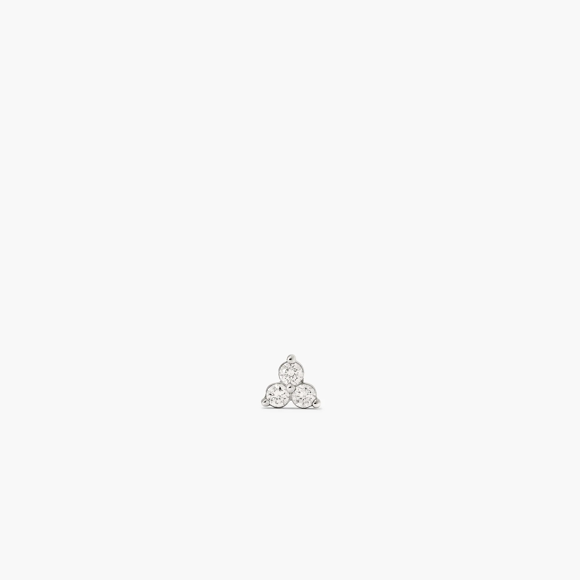 Piercing Studio - Diamond Lotus Flat Back Stud - Image 7