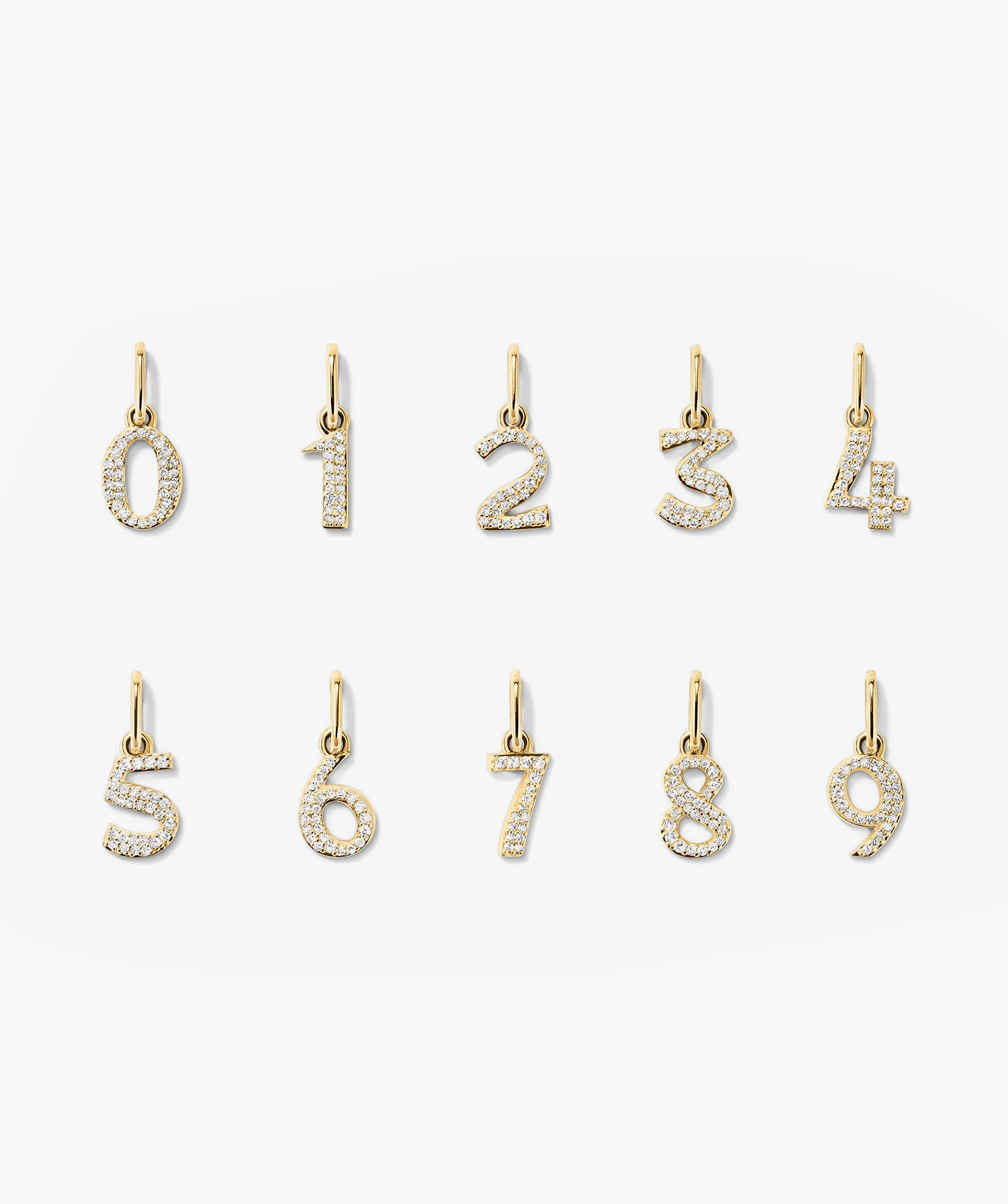 Diamond Number Charm - Image 3