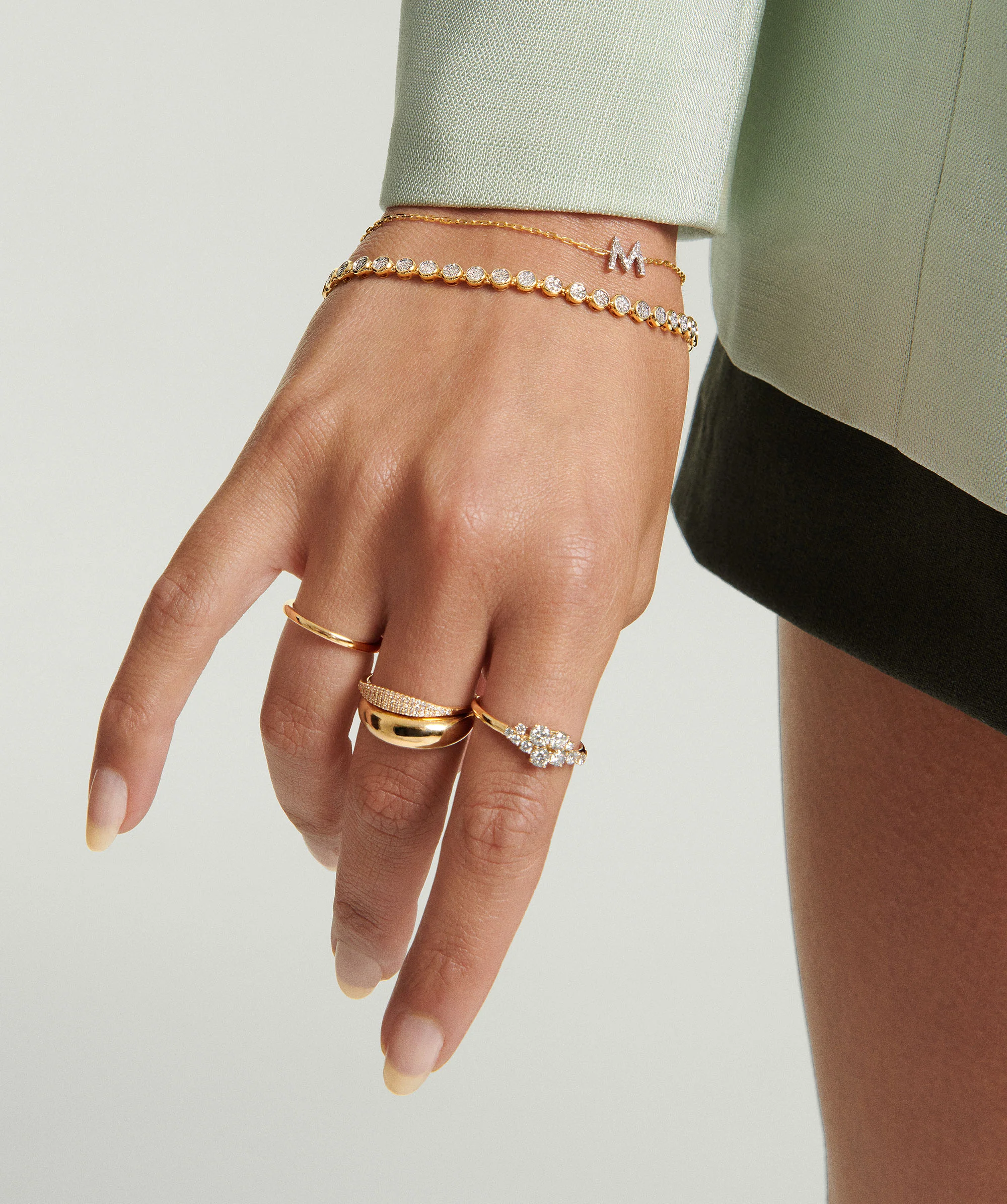 Diamonds Cluster Ring - Image 8
