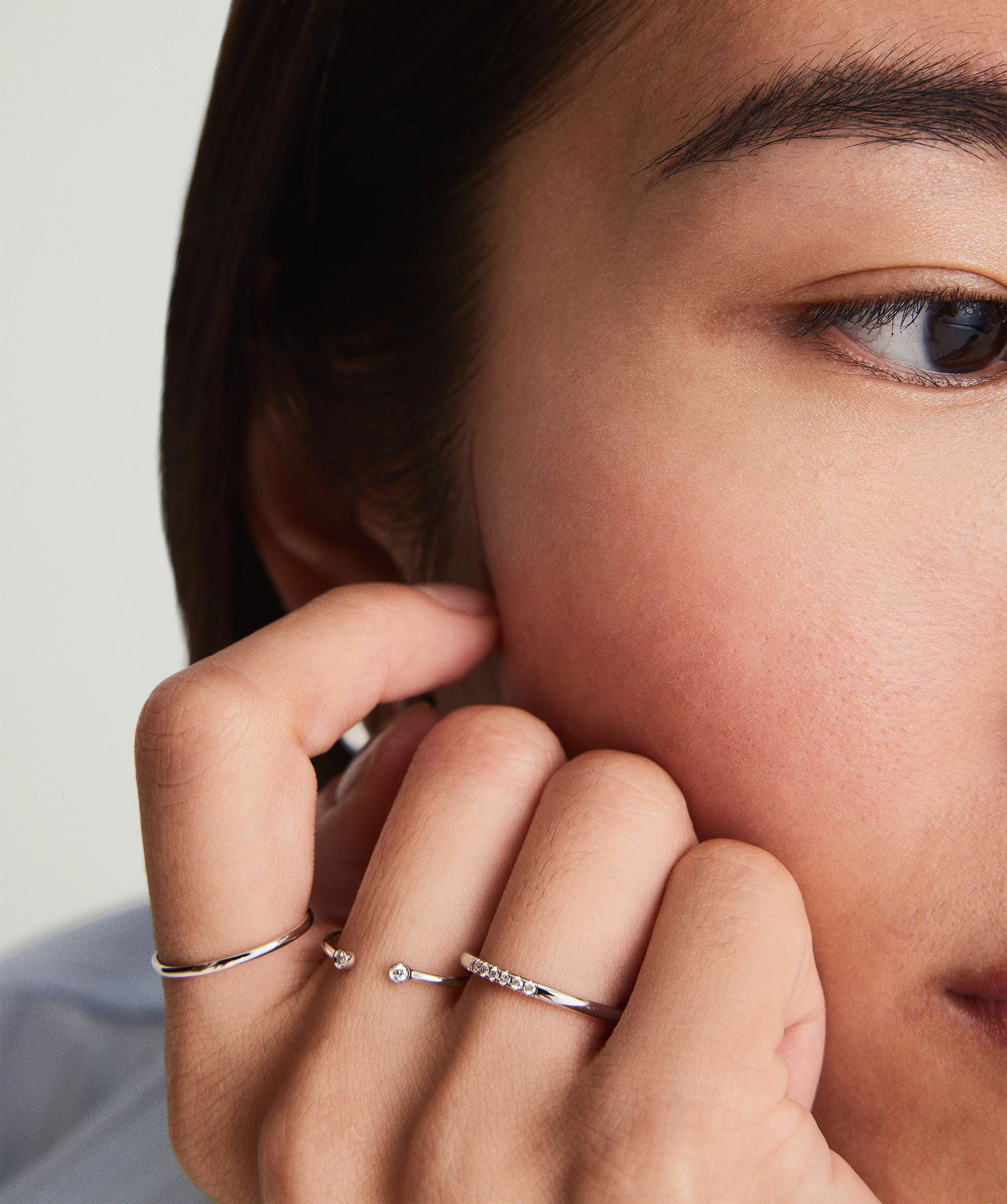 Diamonds Open Ring - Image 5