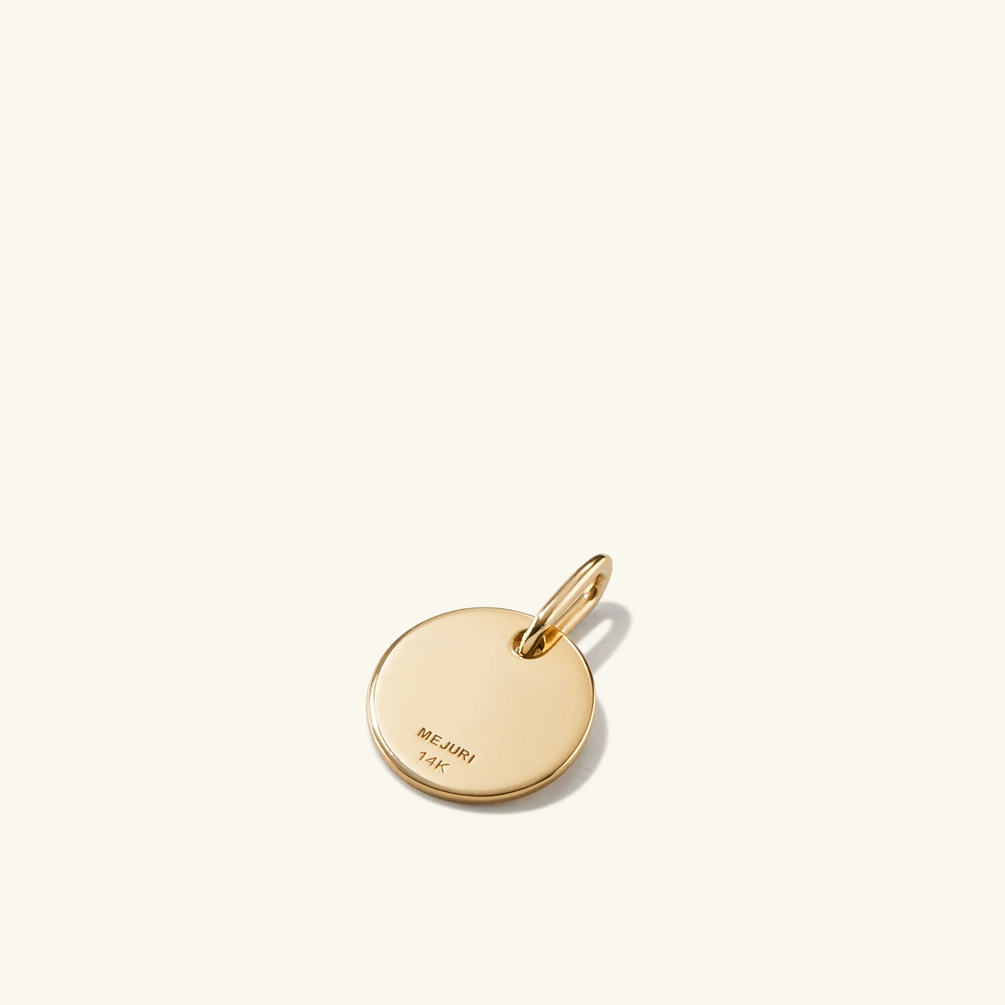 Disc Pavé Diamond Engravable Charm - Image 12
