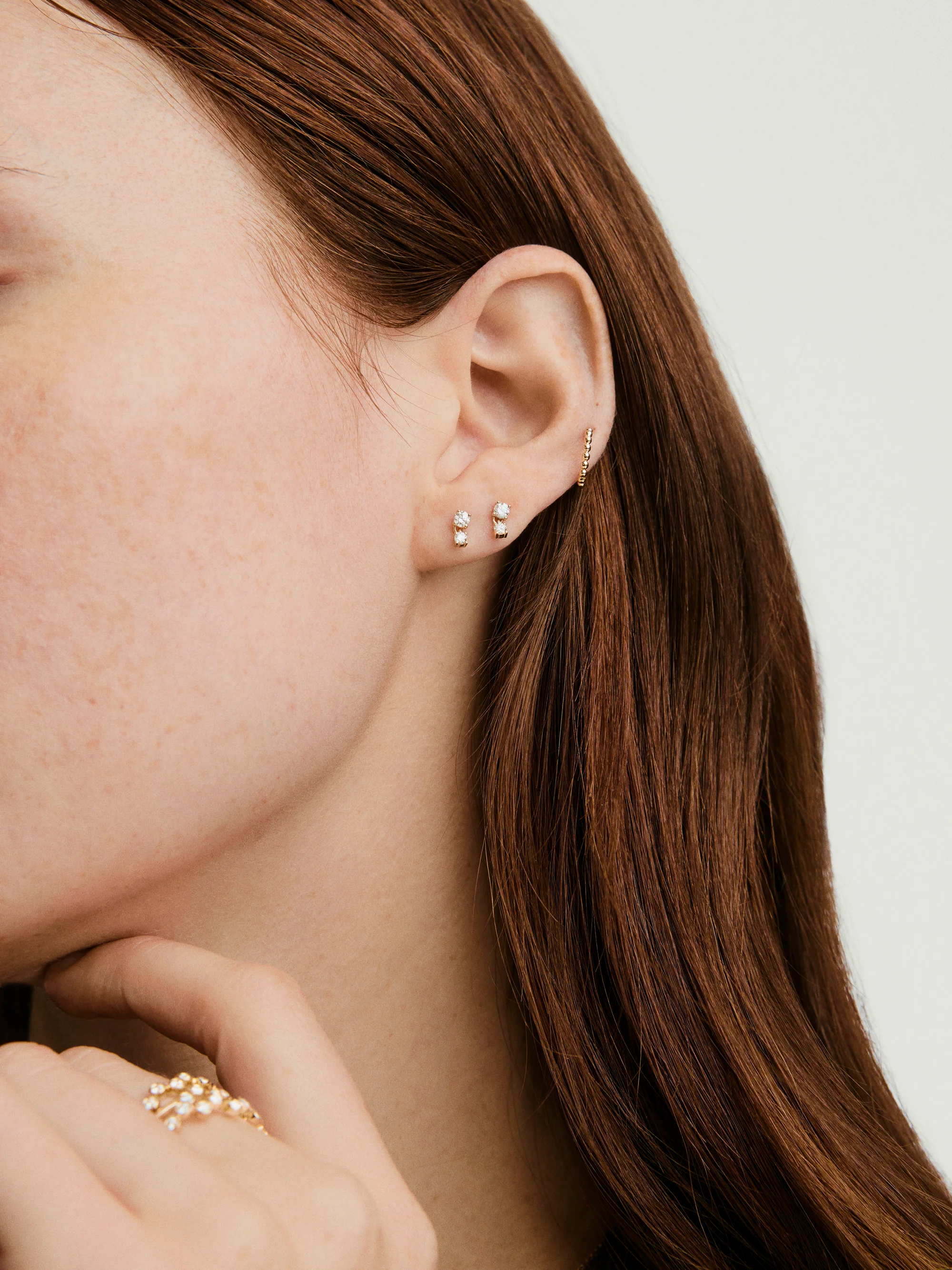 Droplet Lab Grown Diamond Studs - Image 2