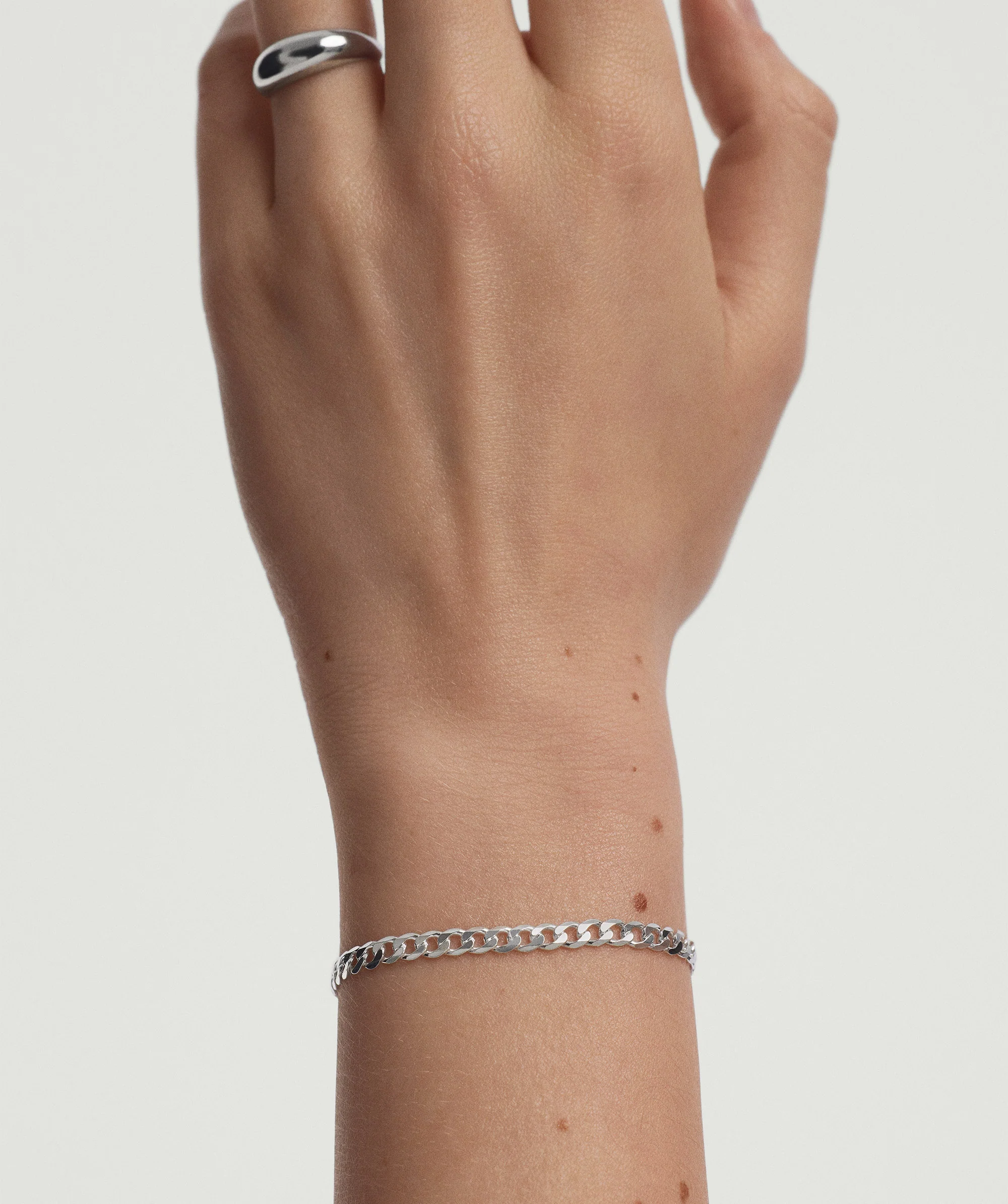Flat Curb Chain Bracelet - Image 14