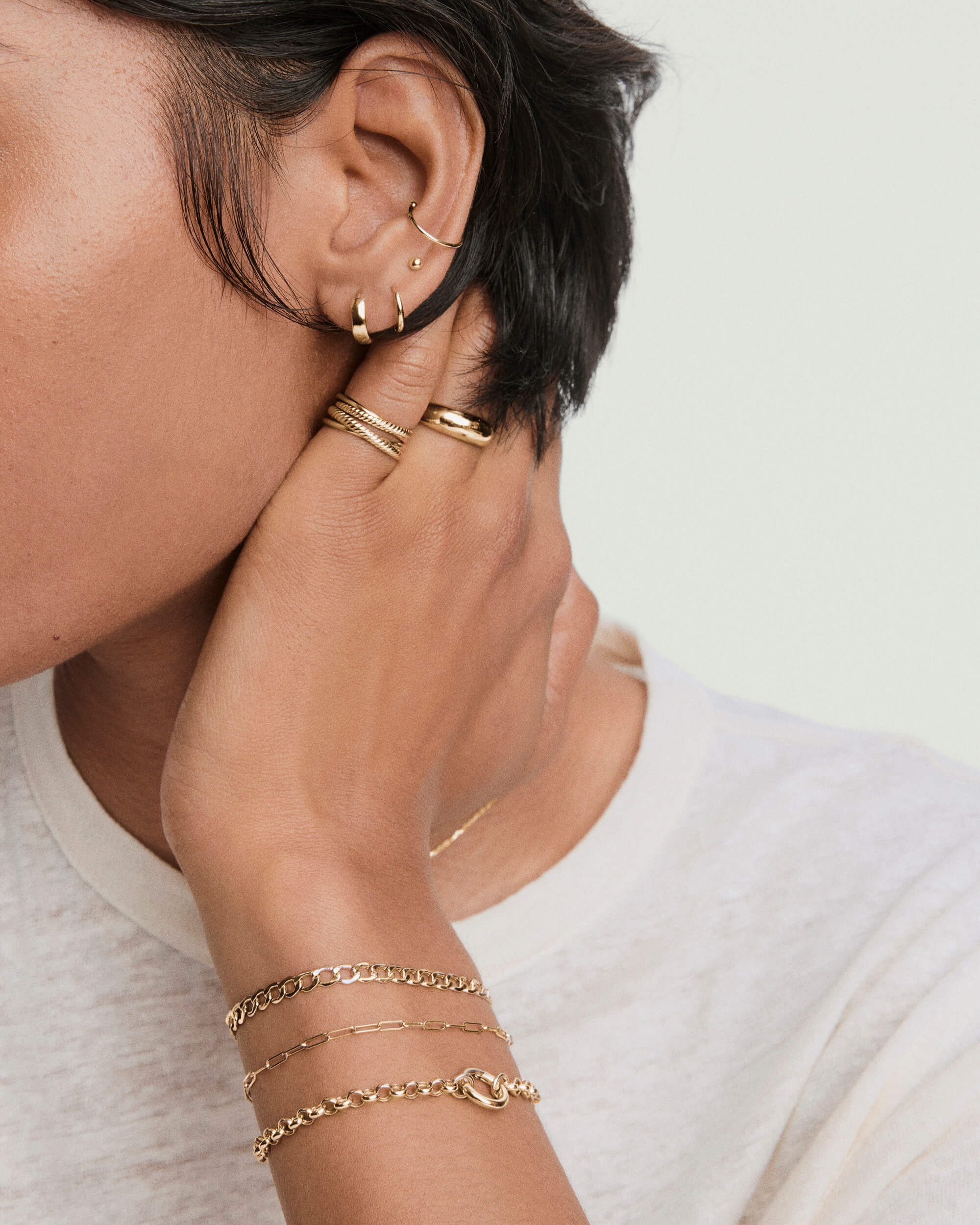 Flat Curb Chain Bracelet - Image 17