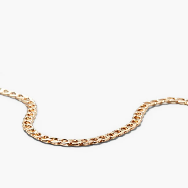 Flat Curb Chain Bracelet - Image 5