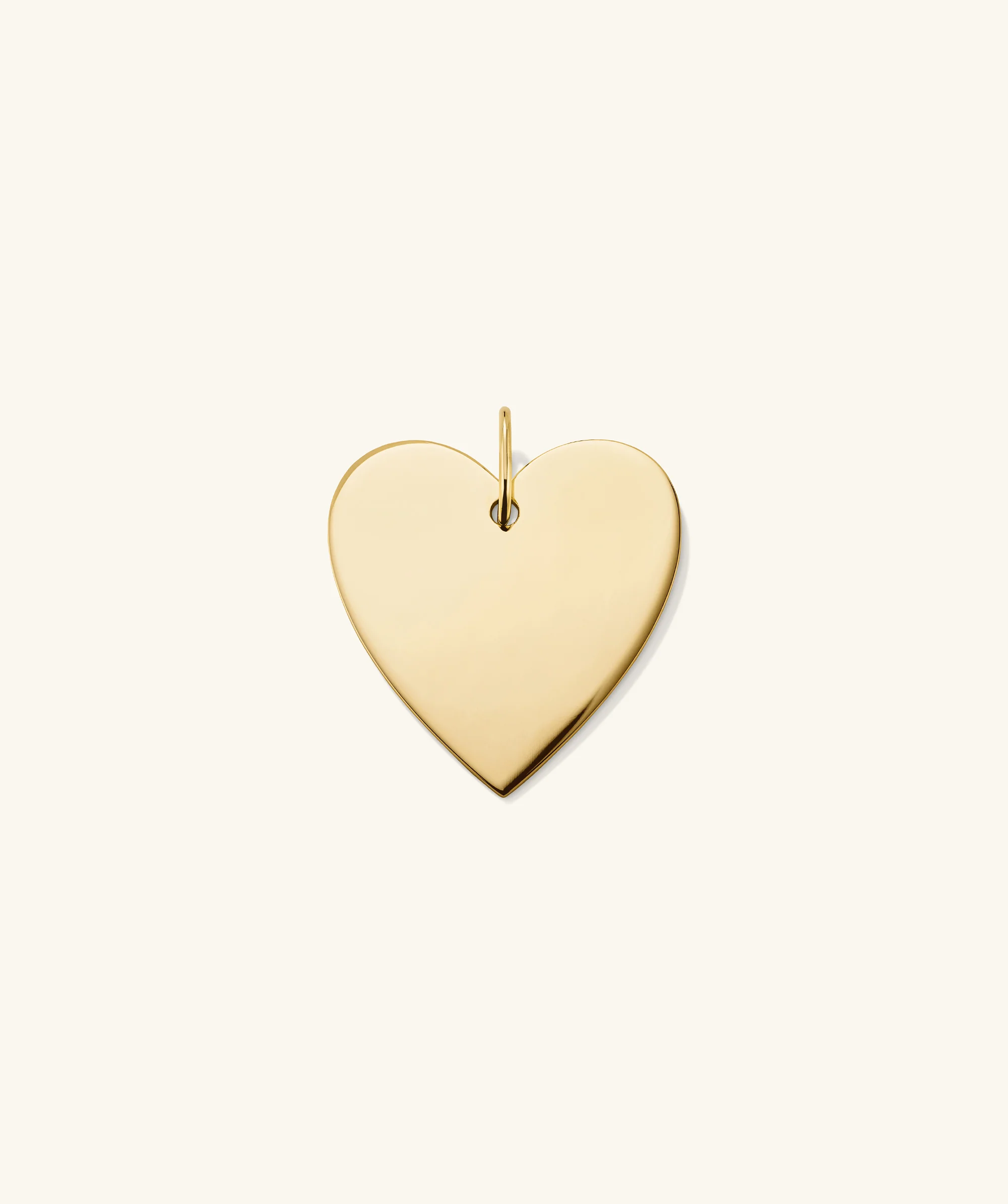 Flat Heart Charm - Image 2