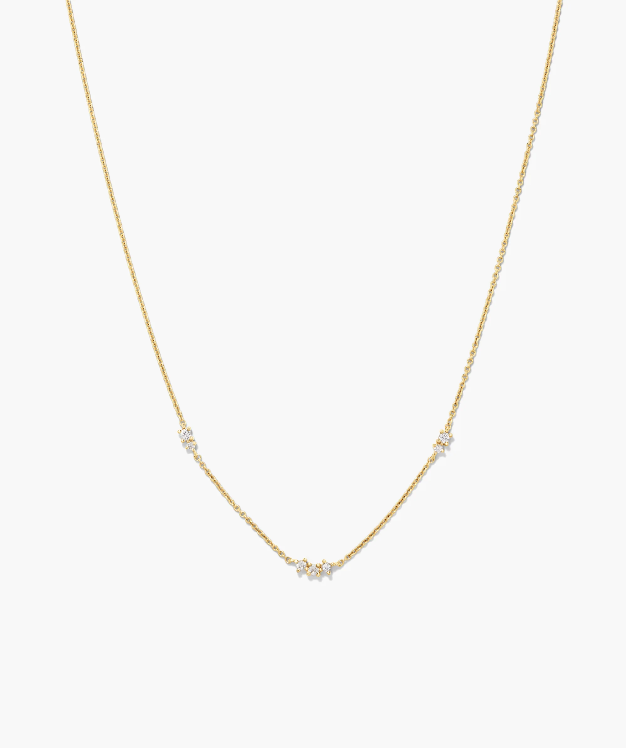 Floating Lab Grown Sapphire Necklace - Image 5