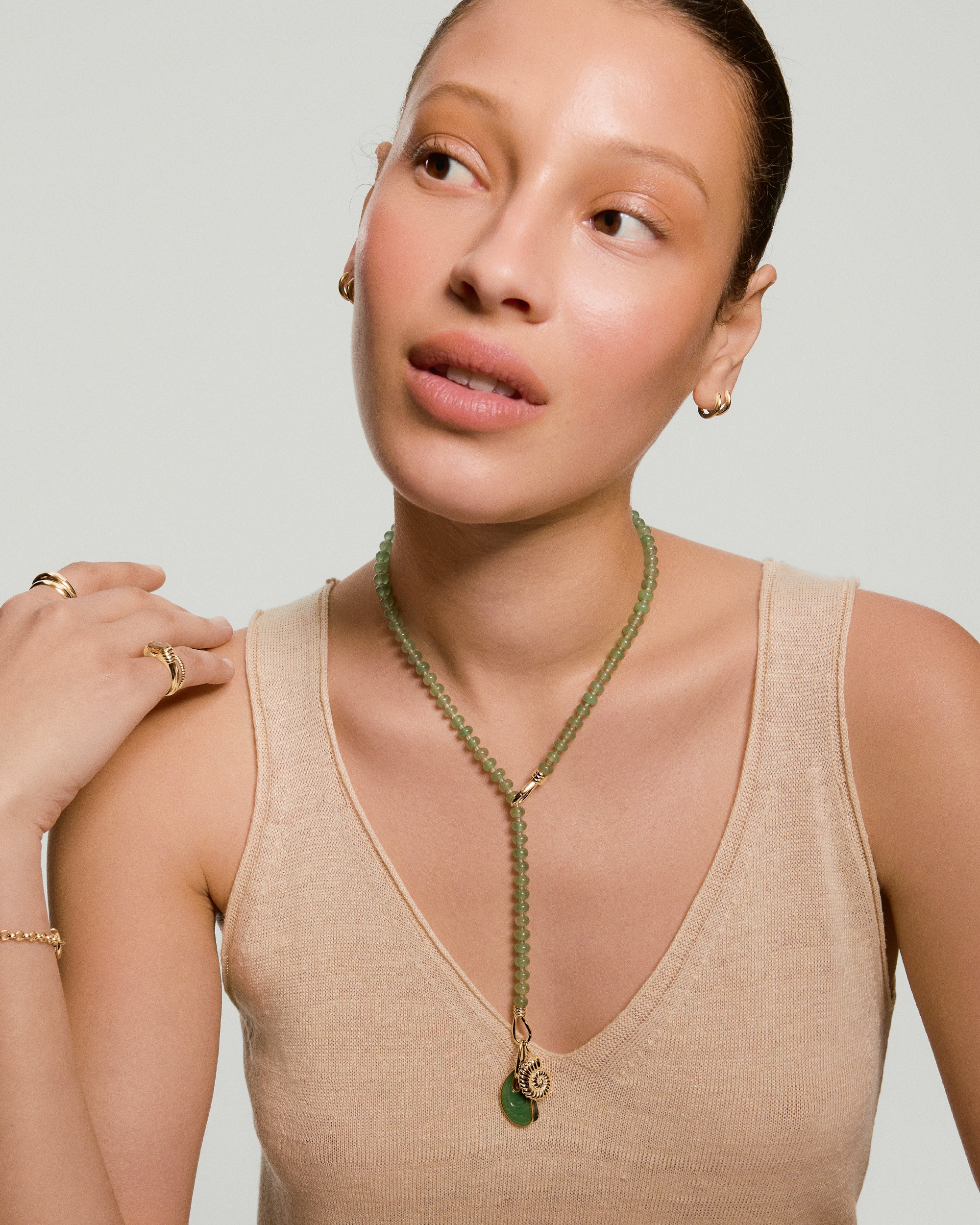 Isla Adjustable Lariat Necklace - Image 2